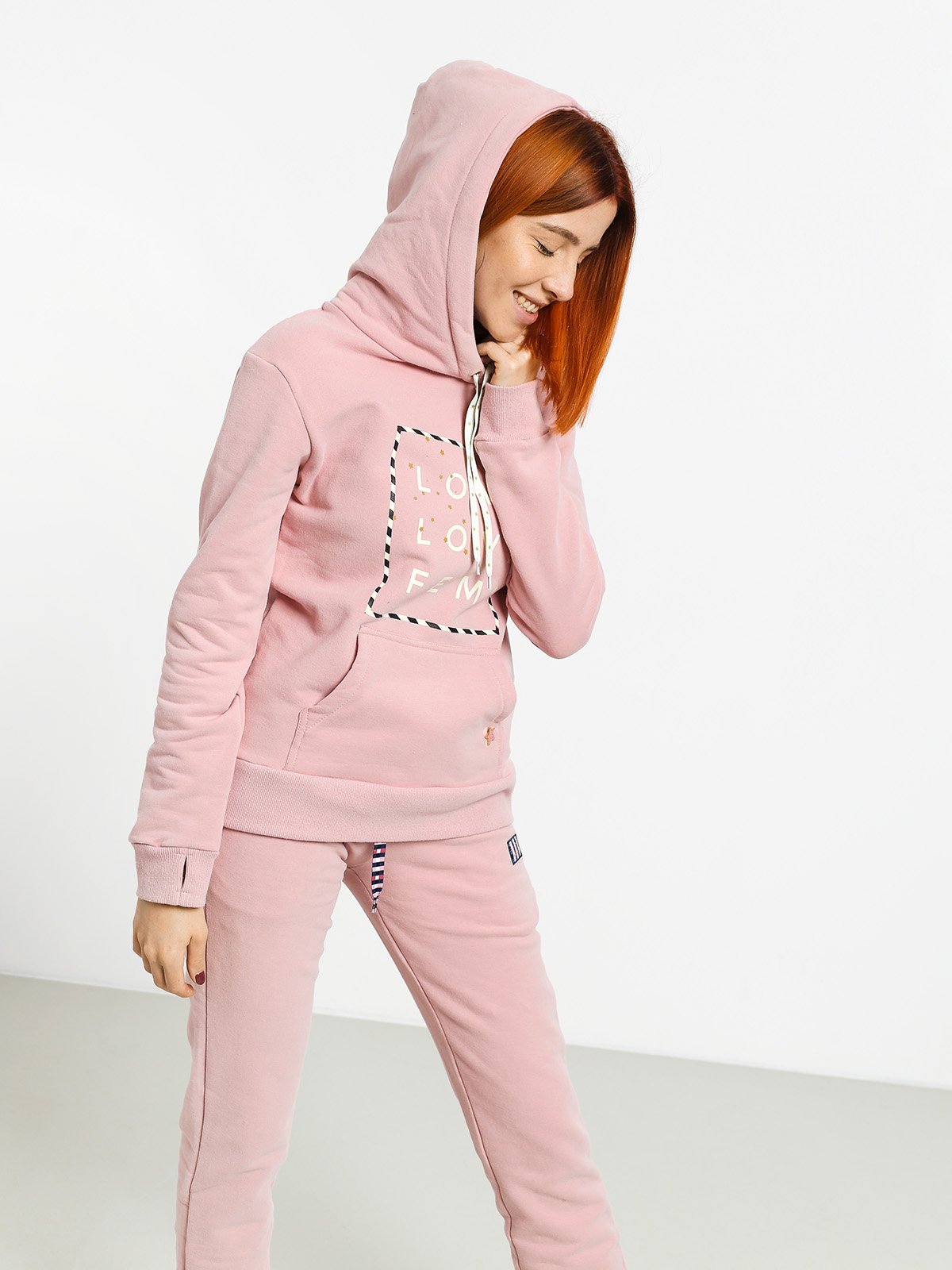 Bluza z kapturem Femi Stories Tomma HD Wmn (pnk)