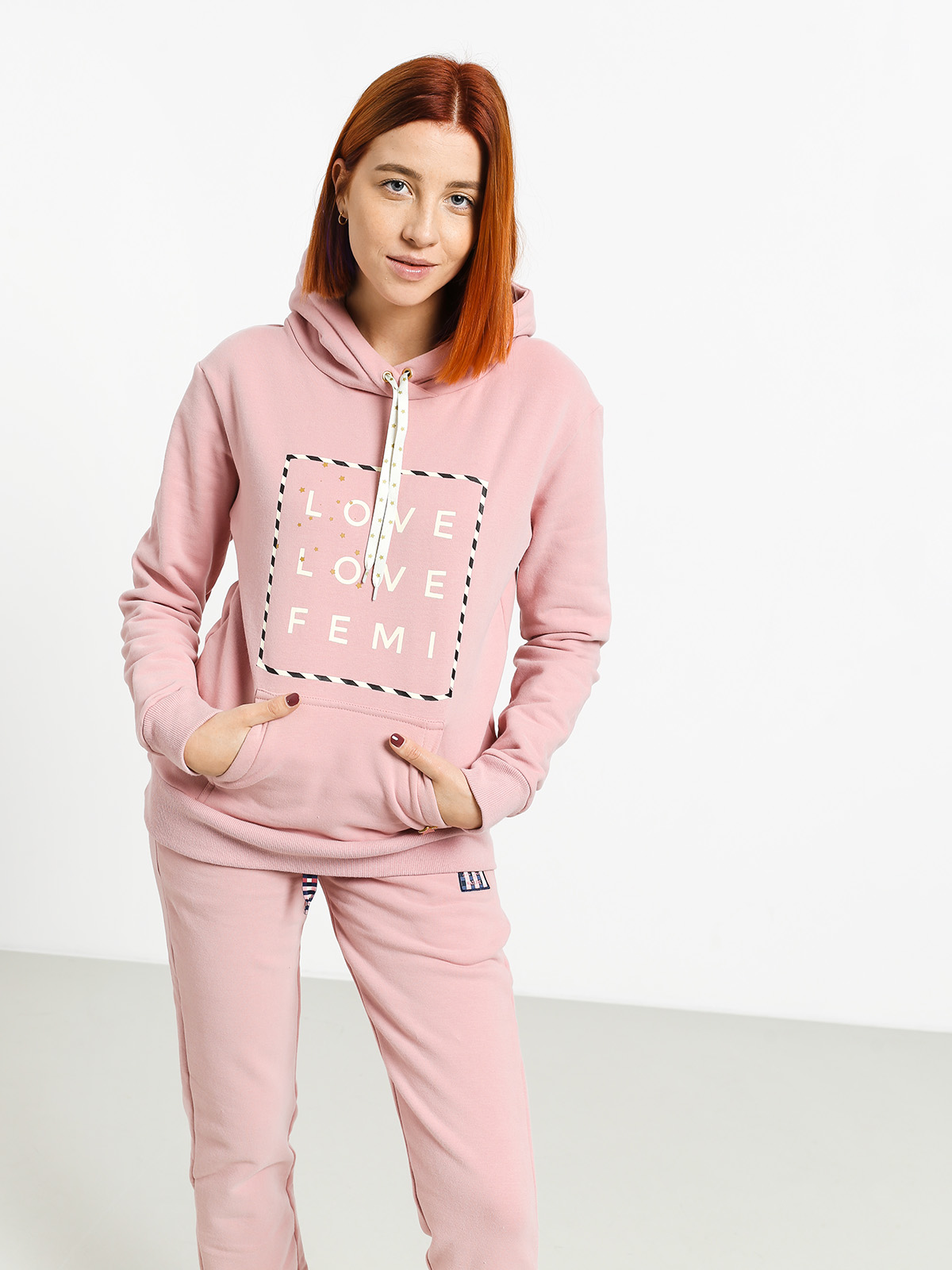 Bluza z kapturem Femi Stories Tomma HD Wmn (pnk)