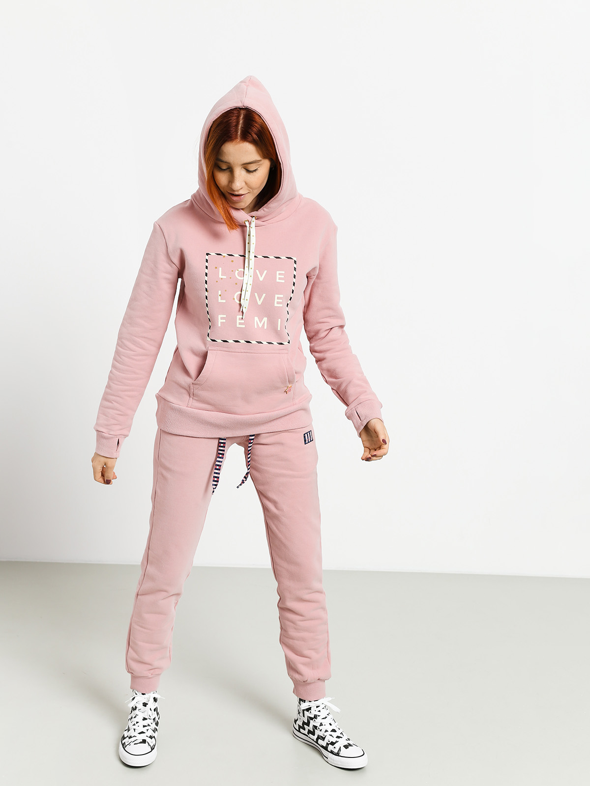 Bluza z kapturem Femi Stories Tomma HD Wmn (pnk)