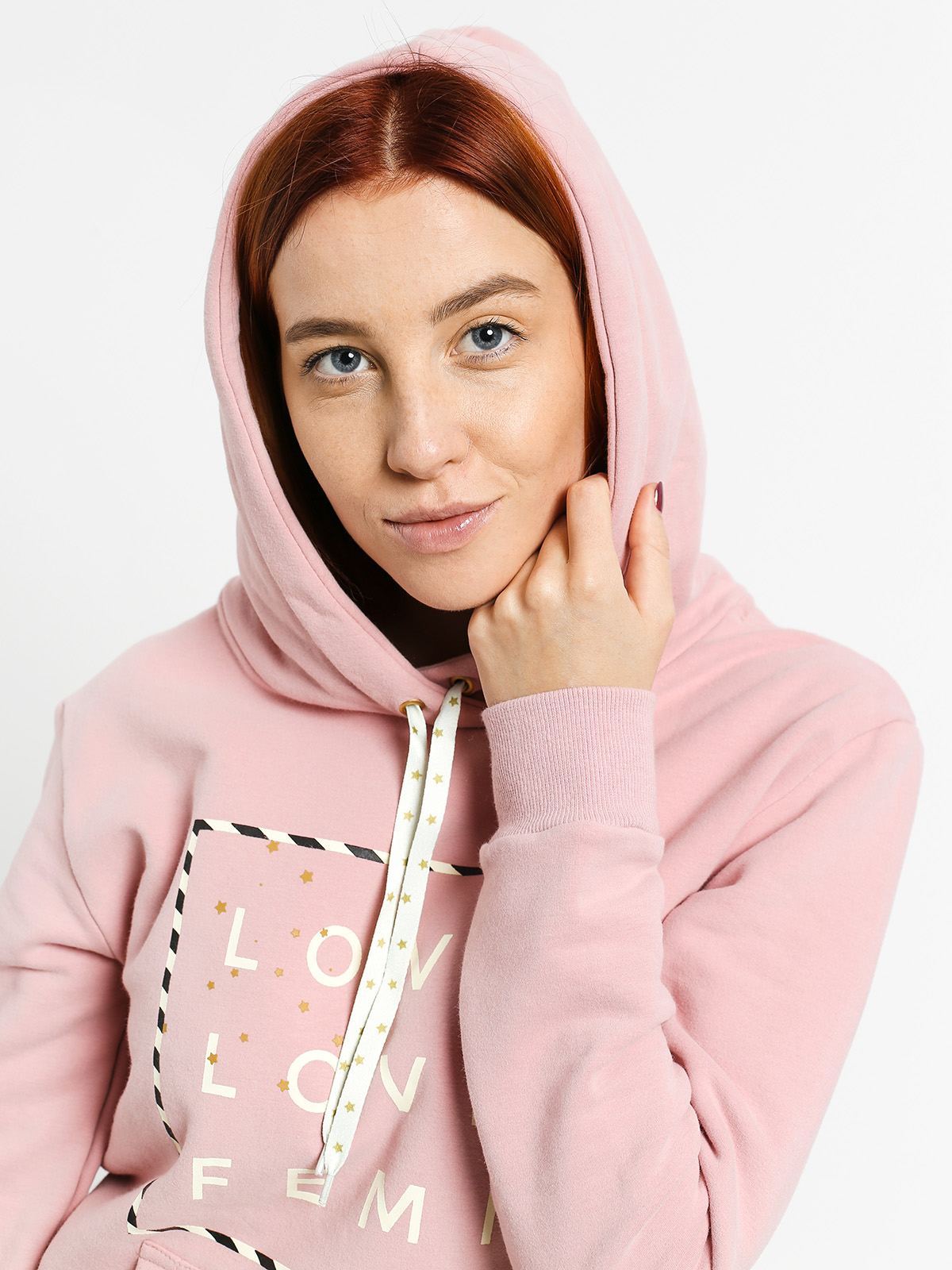 Bluza z kapturem Femi Stories Tomma HD Wmn (pnk)