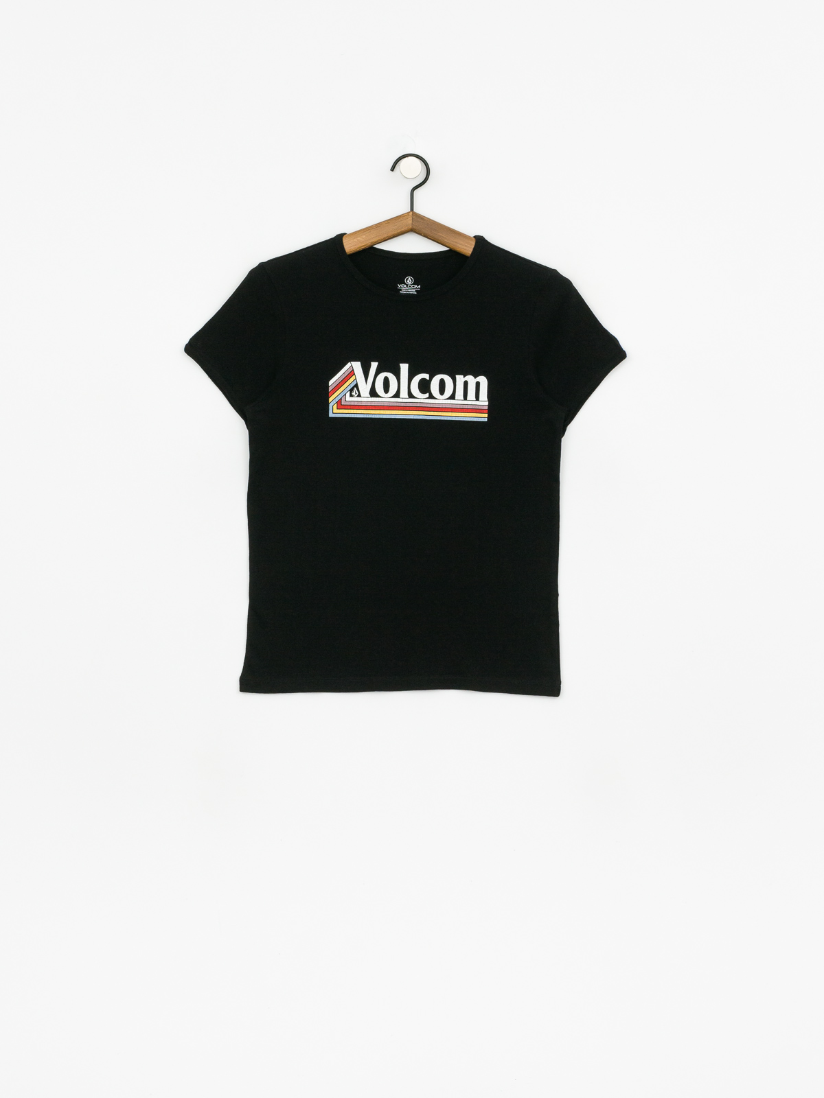 T-shirt Volcom Keep Goin Ringer Wmn (black)