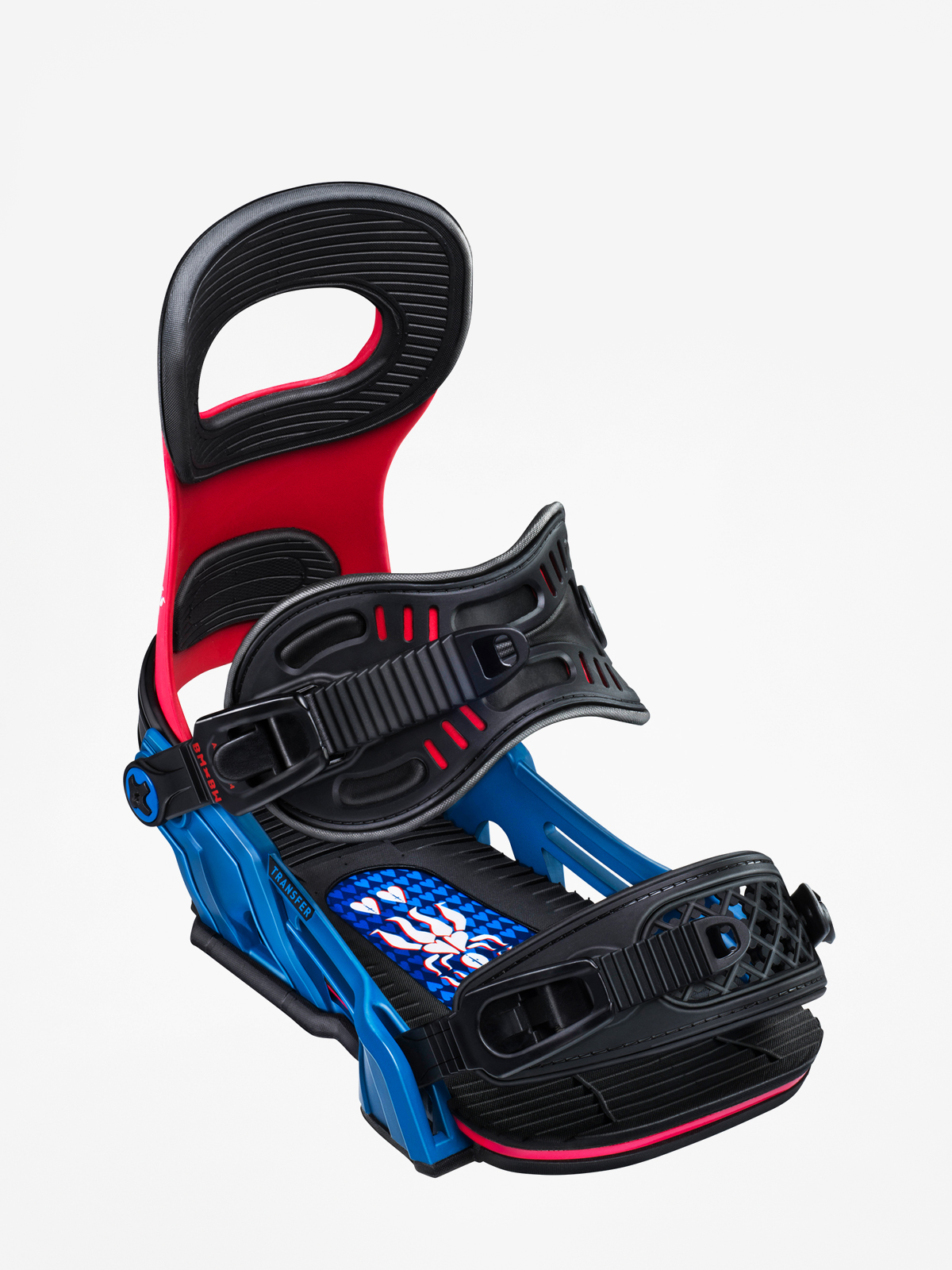 Męskie Wiązania snowboardowe Bent Metal Transfer (blue/red)