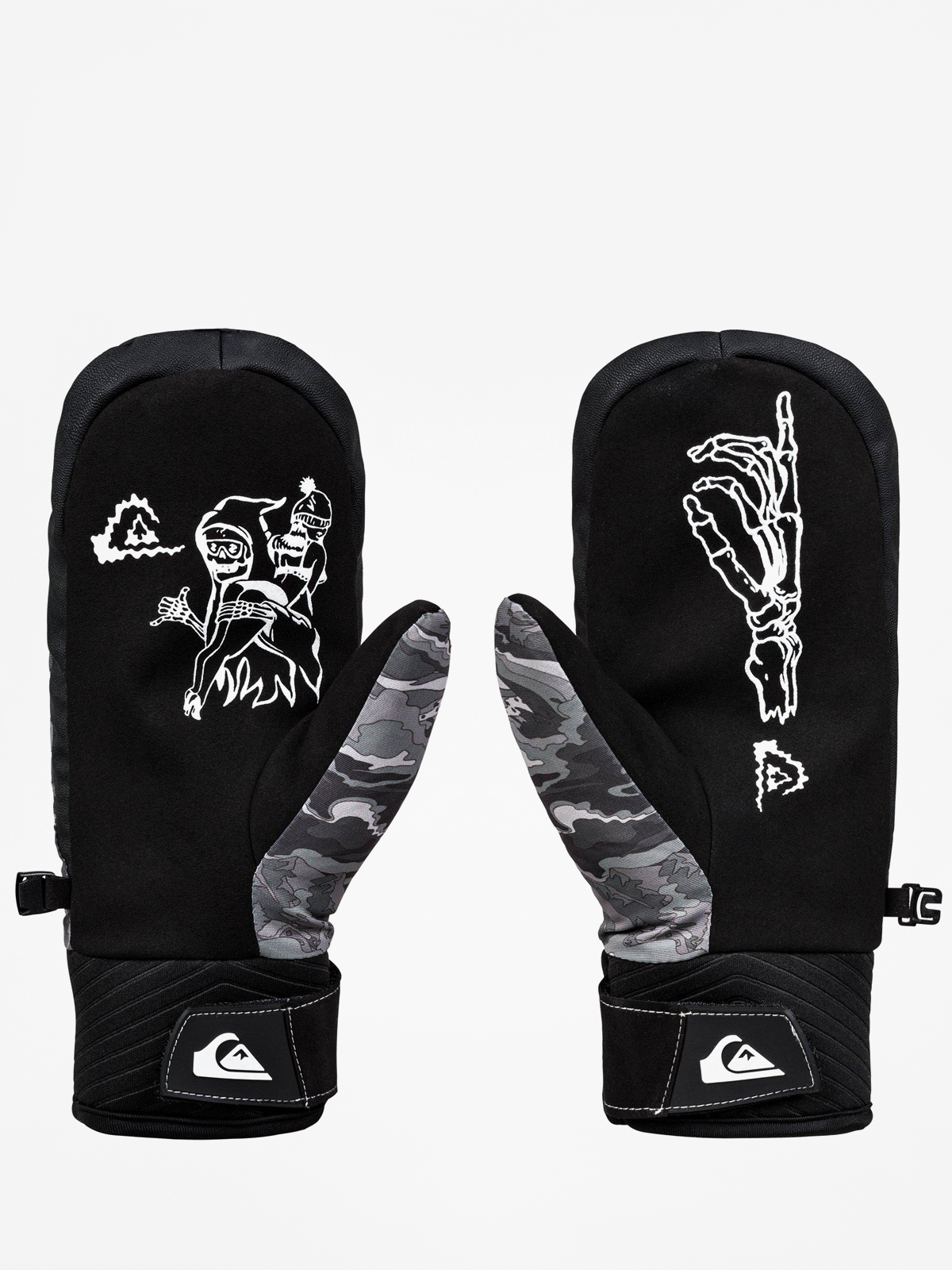 Rękawice Quiksilver Method Mitt (black snowscene)