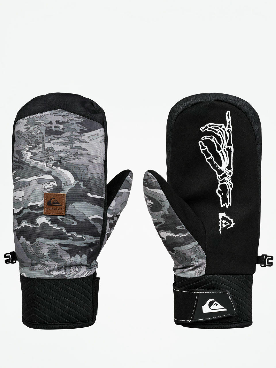 Rękawice Quiksilver Method Mitt (black snowscene)