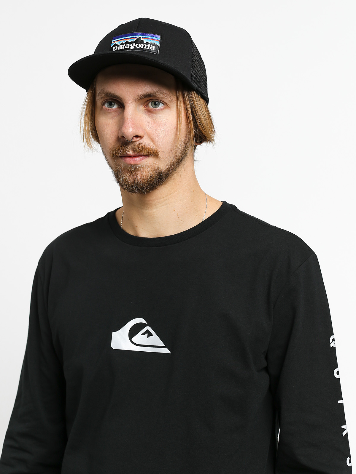 Longsleeve Quiksilver Night Tract (black)