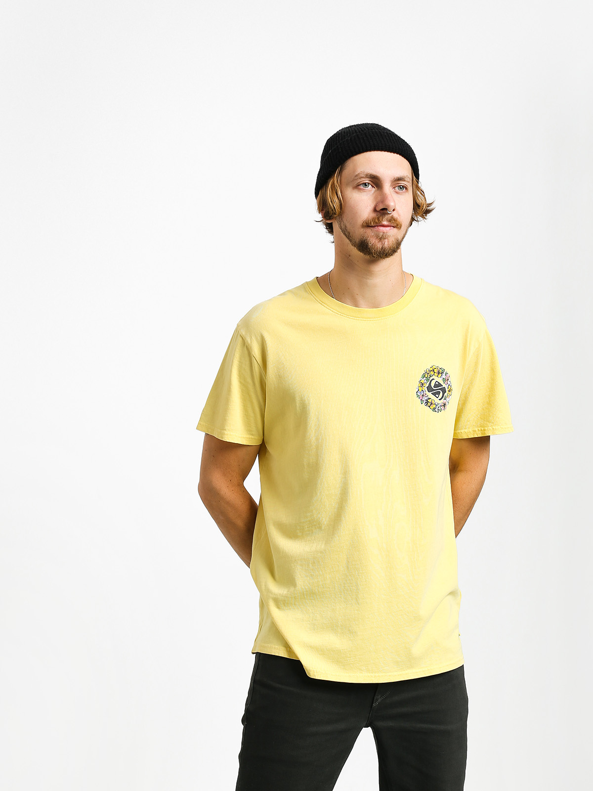 T-shirt Quiksilver Og Dead Flowers (yellow iris)