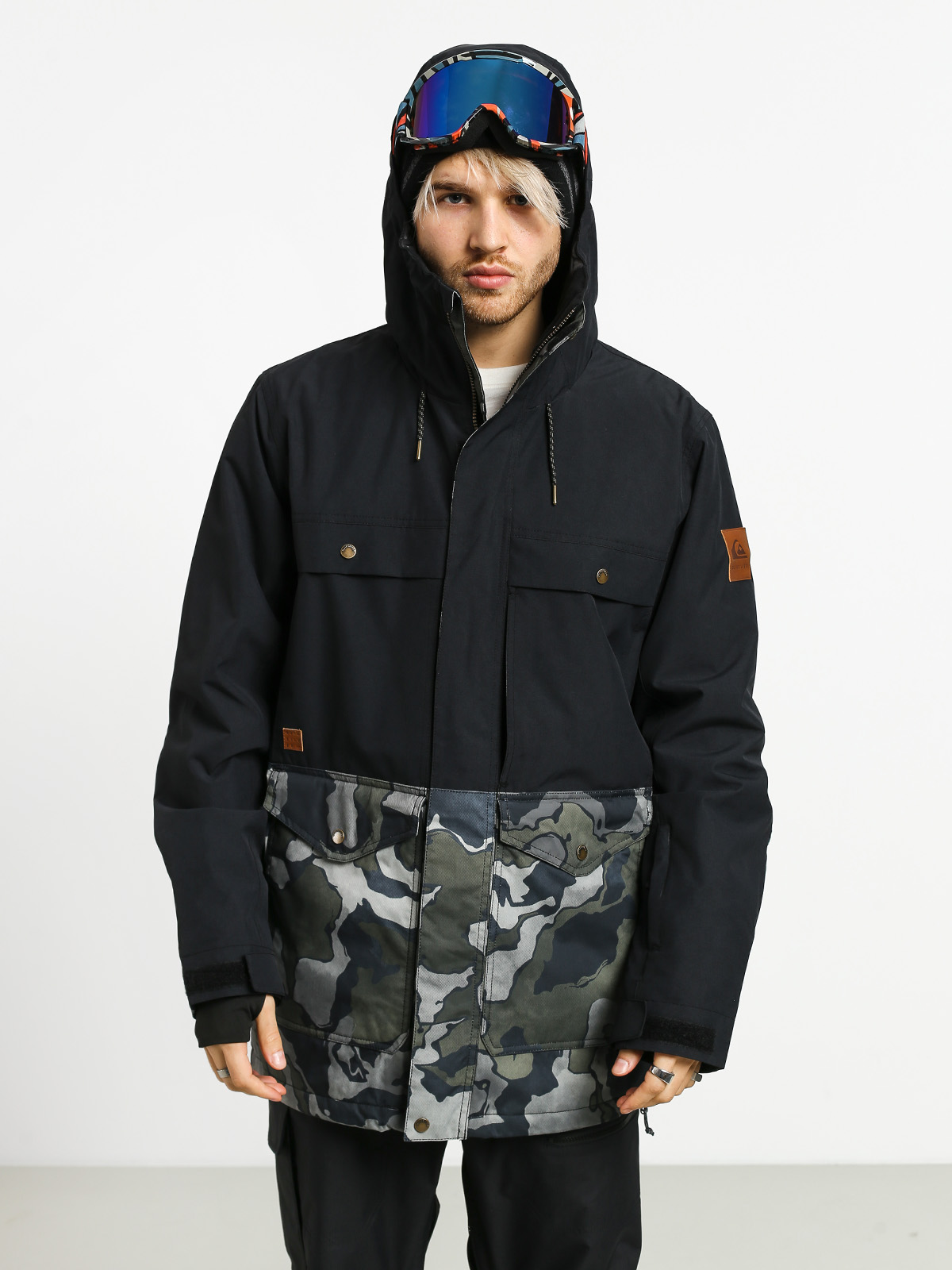 Męska Kurtka snowboardowa Quiksilver Horizon (black sir edwards)
