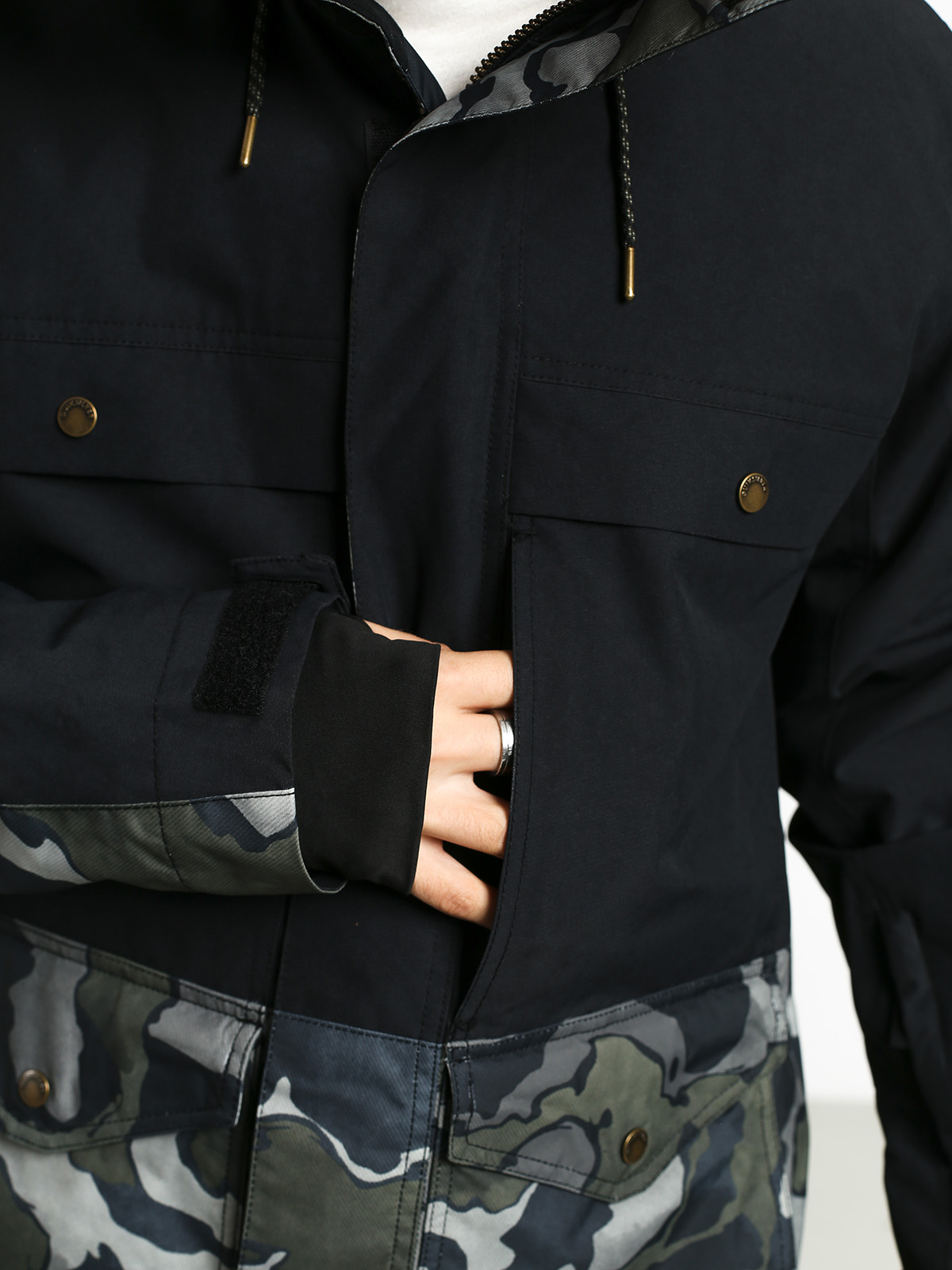 Męska Kurtka snowboardowa Quiksilver Horizon (black sir edwards)