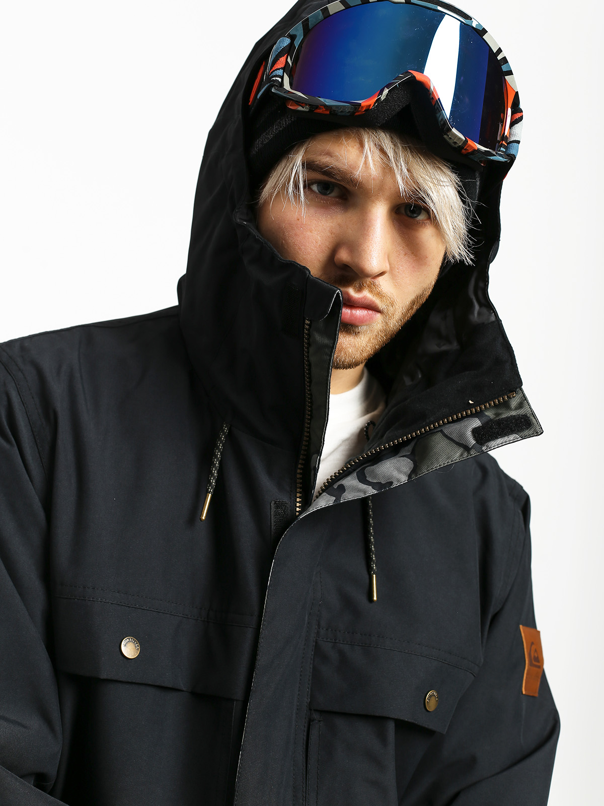 Męska Kurtka snowboardowa Quiksilver Horizon (black sir edwards)