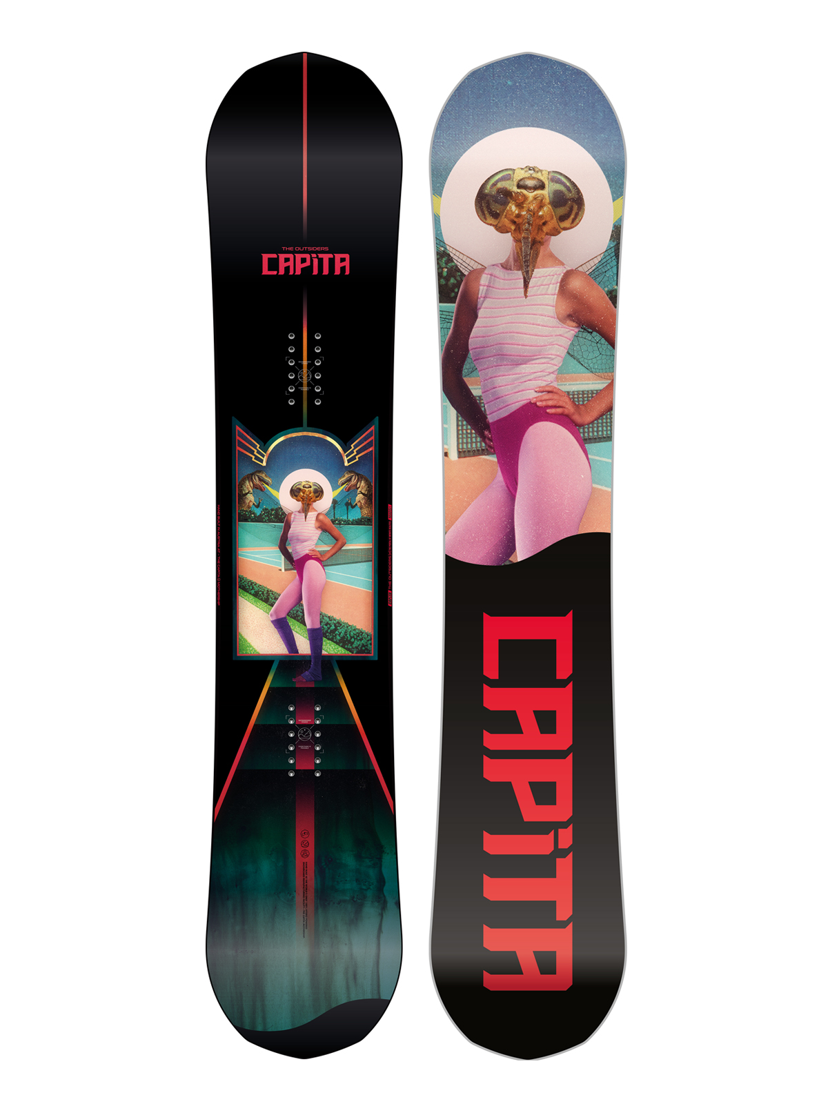 Męska Deska snowboardowa Capita The Outsiders (multi 3/black/red)