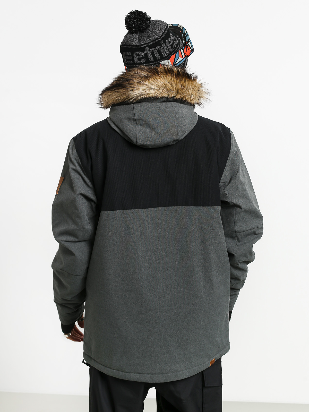 Męska Kurtka snowboardowa Quiksilver Selector (black heather)