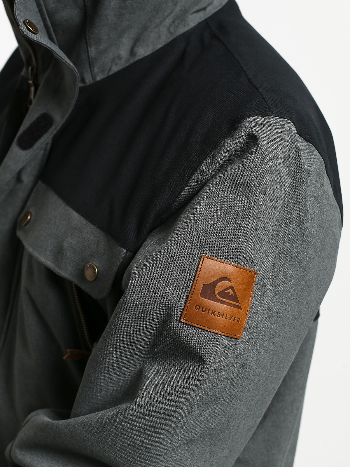 Męska Kurtka snowboardowa Quiksilver Selector (black heather)