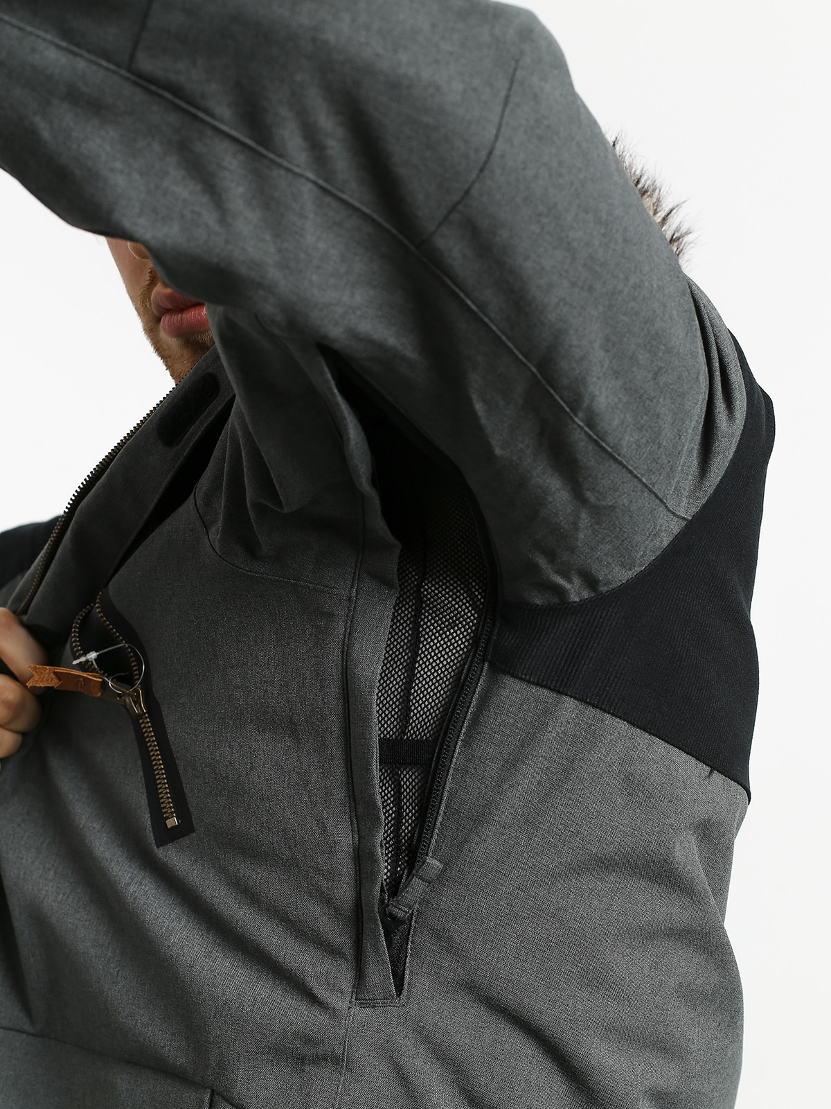 Męska Kurtka snowboardowa Quiksilver Selector (black heather)