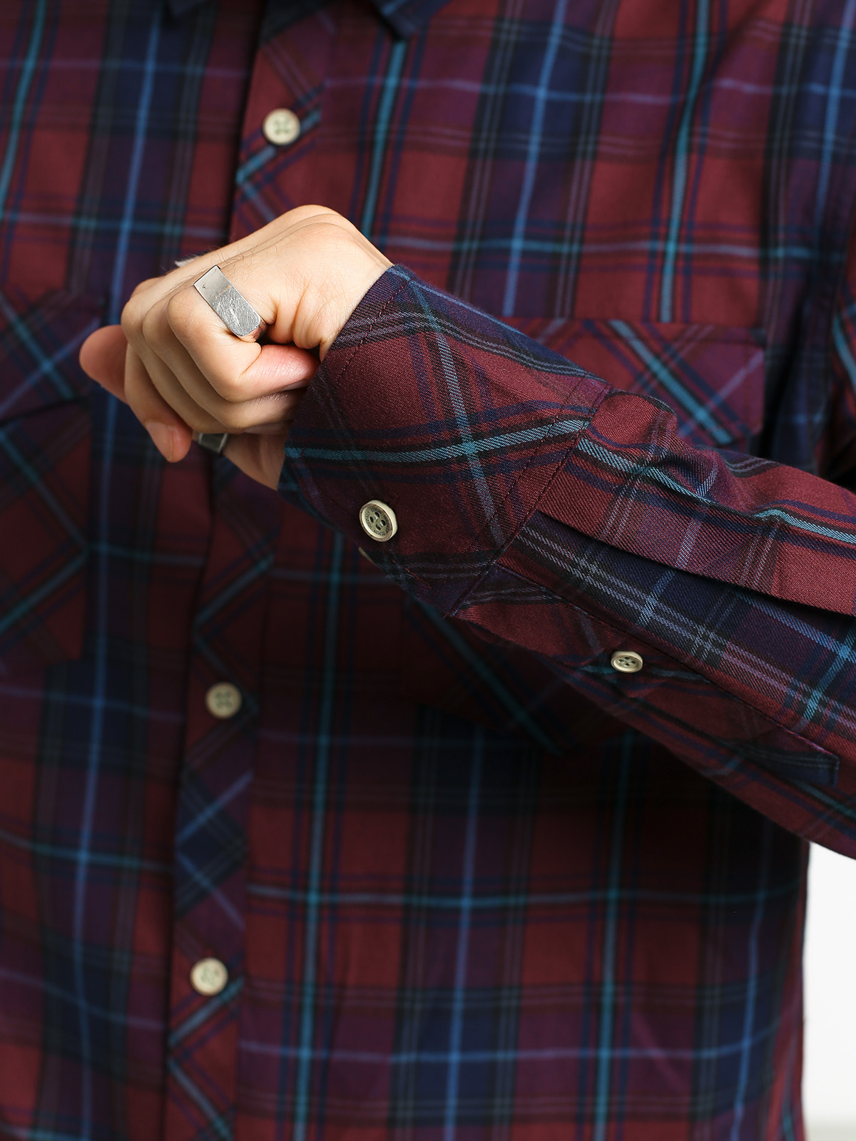 Koszula Iriedaily Mc Valle (navy red)