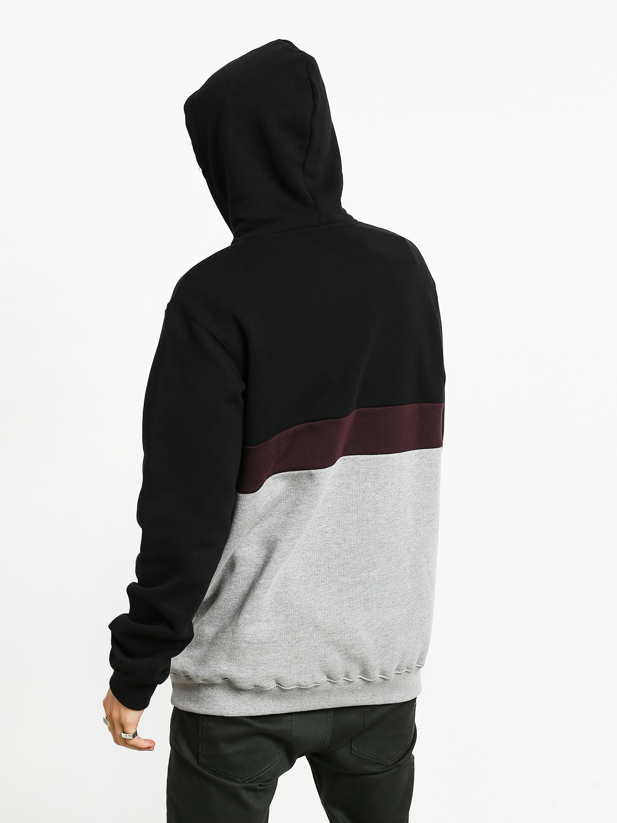 Bluza z kapturem Iriedaily Court HD (black red)