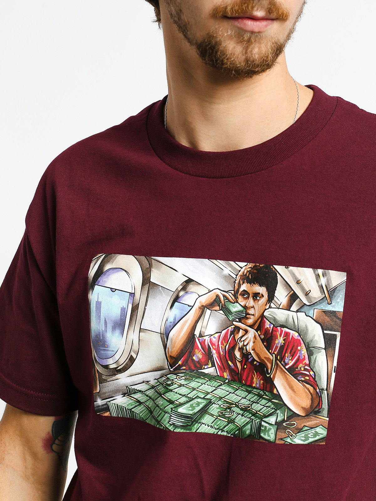 T-shirt DGK Talkin (burgundy)