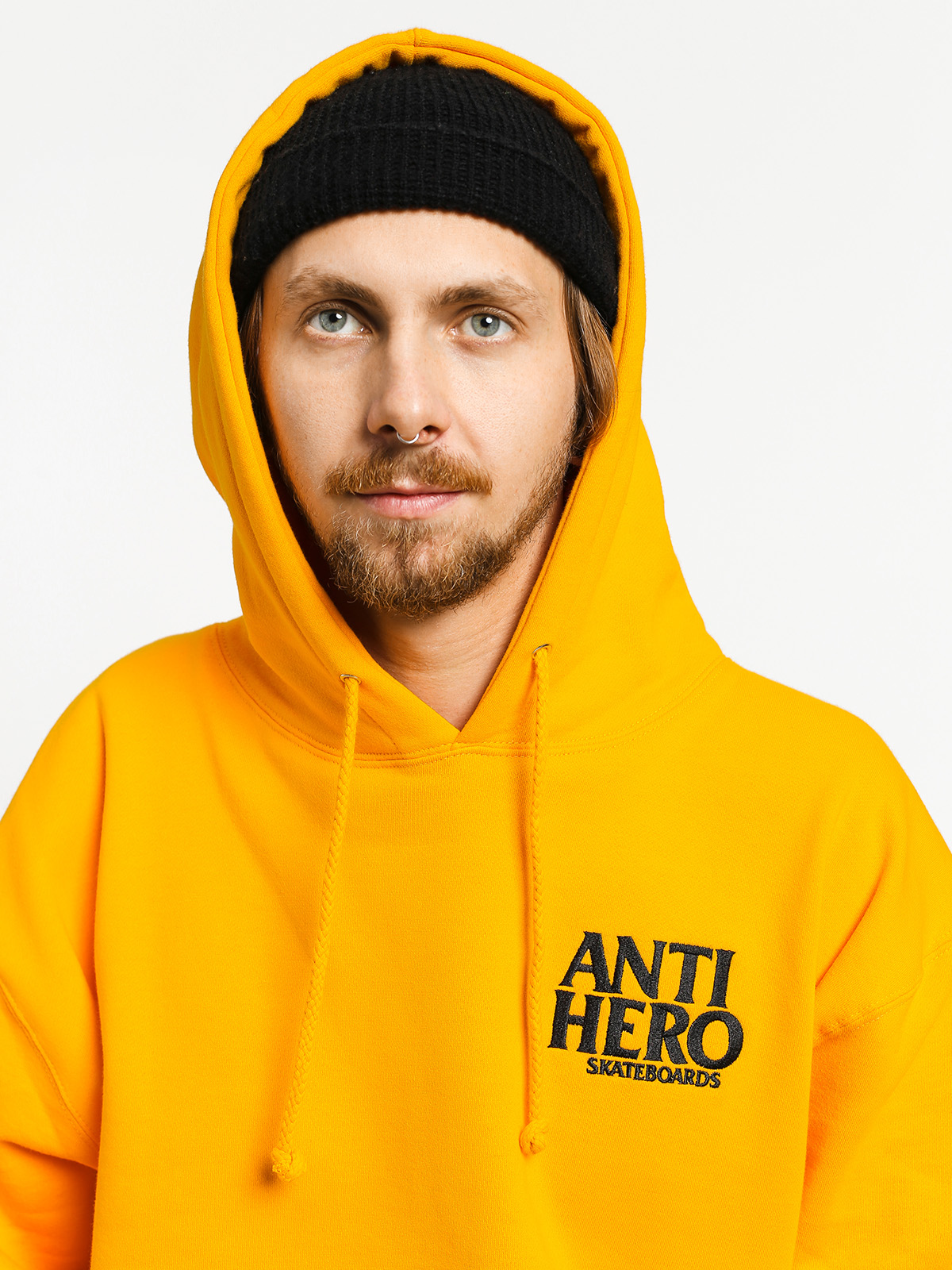 Bluza z kapturem Antihero Lil Blackhero Emb HD (yellow)