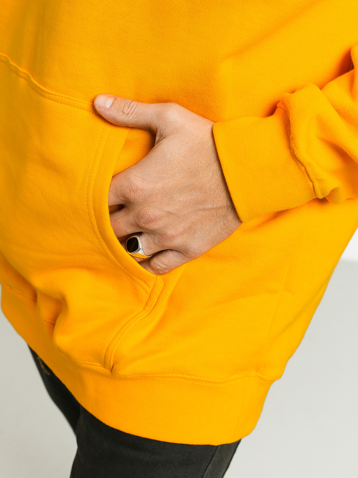 Bluza z kapturem Antihero Lil Blackhero Emb HD (yellow)