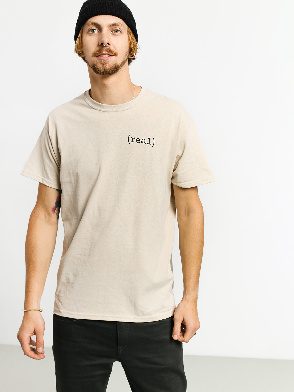 T-shirt Real Real Lower (beige)