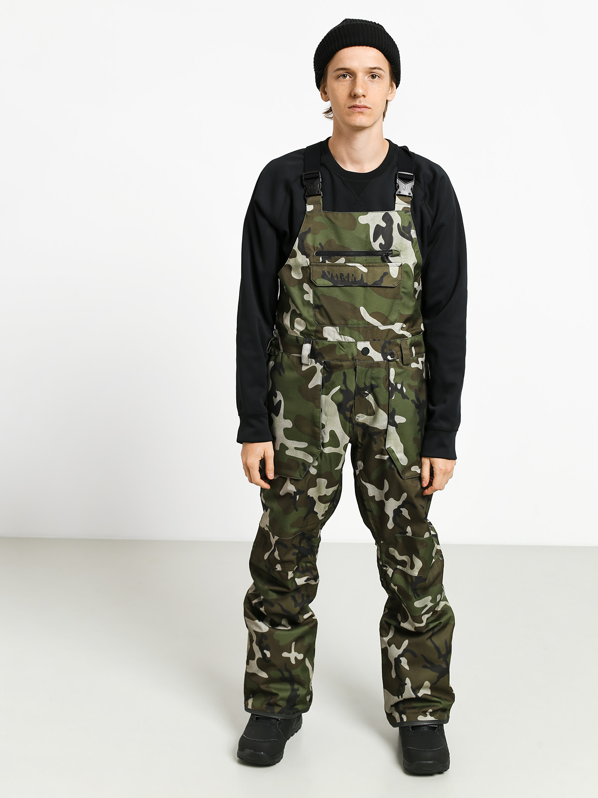 Męskie Spodnie snowboardowe Volcom Roan Bib Overall (cmg)