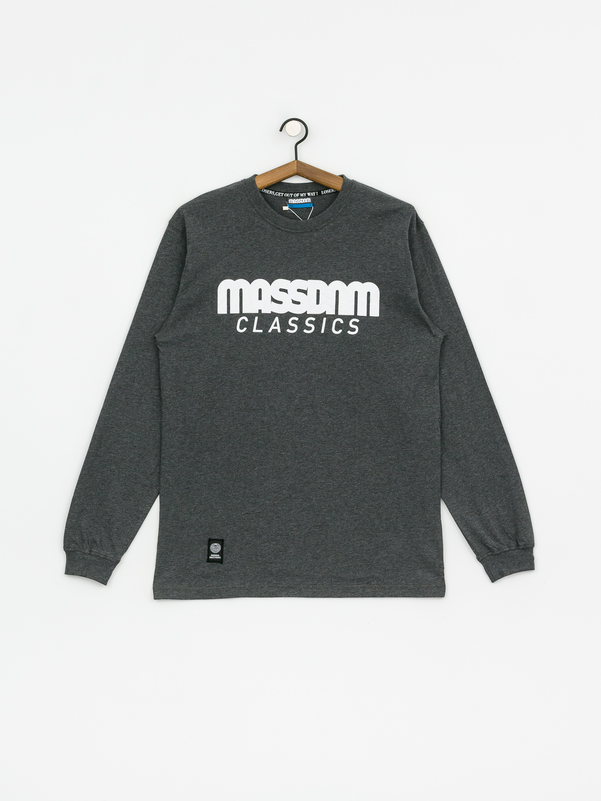 Longsleeve MassDnm Classics (dark heather grey)