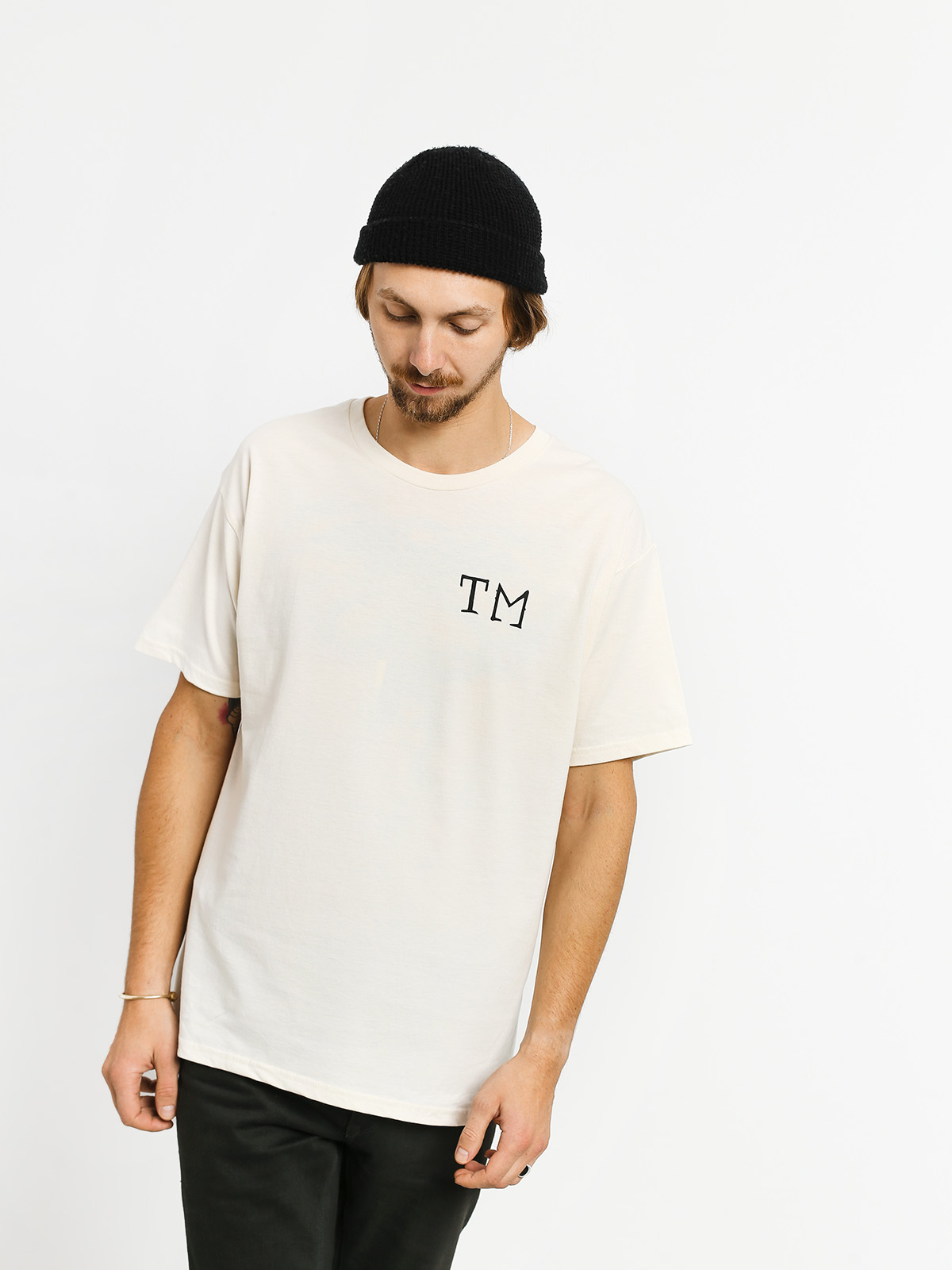 T-shirt Toy Machine Skull X Bones (white)