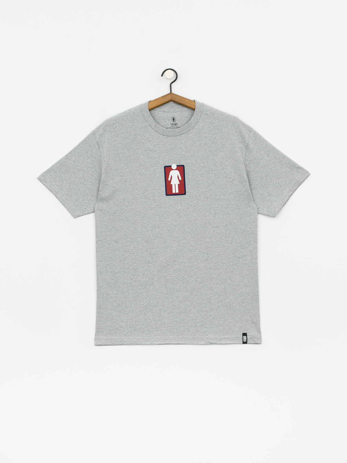 T-shirt Girl Skateboard Outside Og (grey)