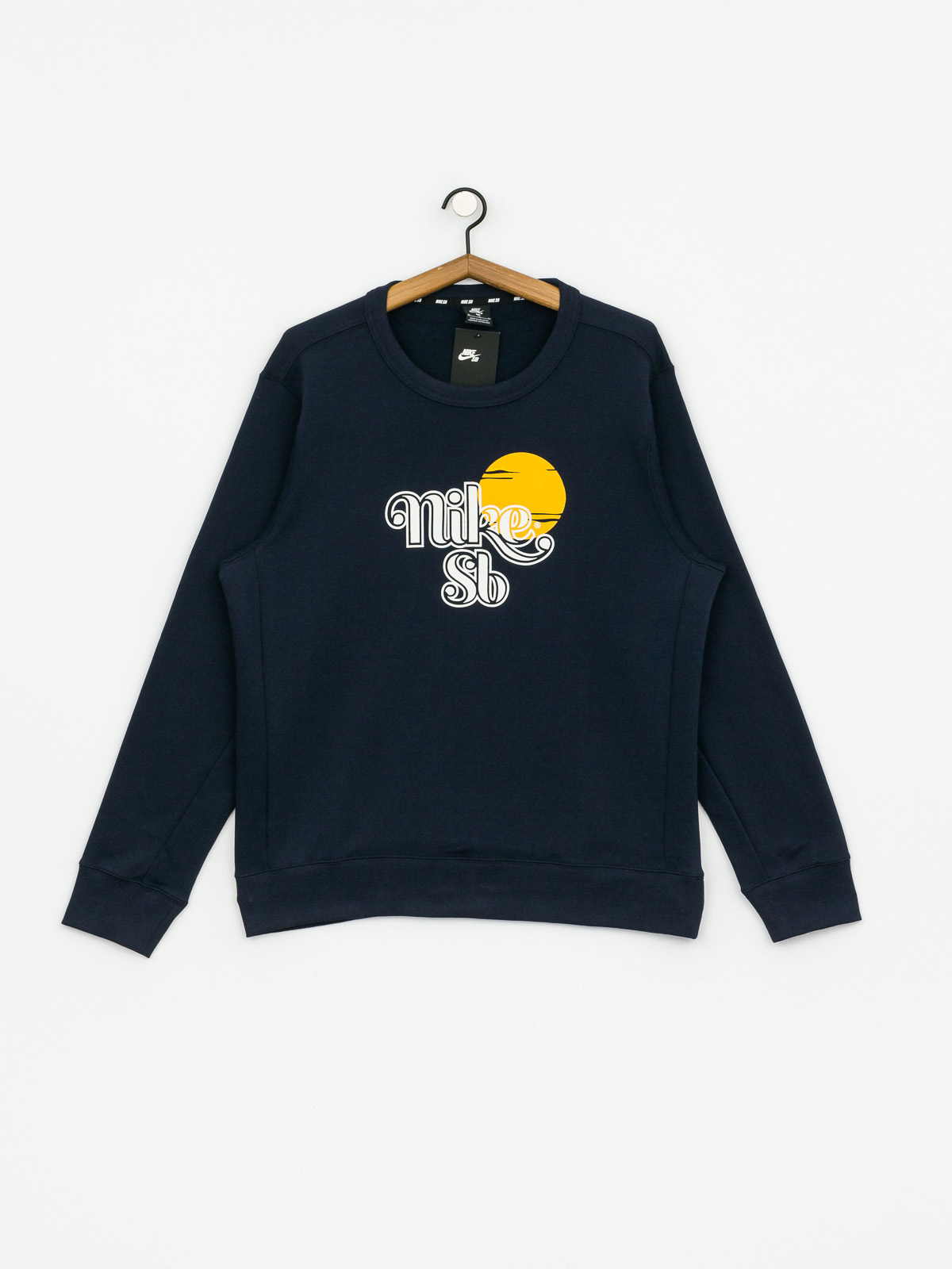 Bluza Nike SB Icon Crew Sunrise (obsidian/sail)