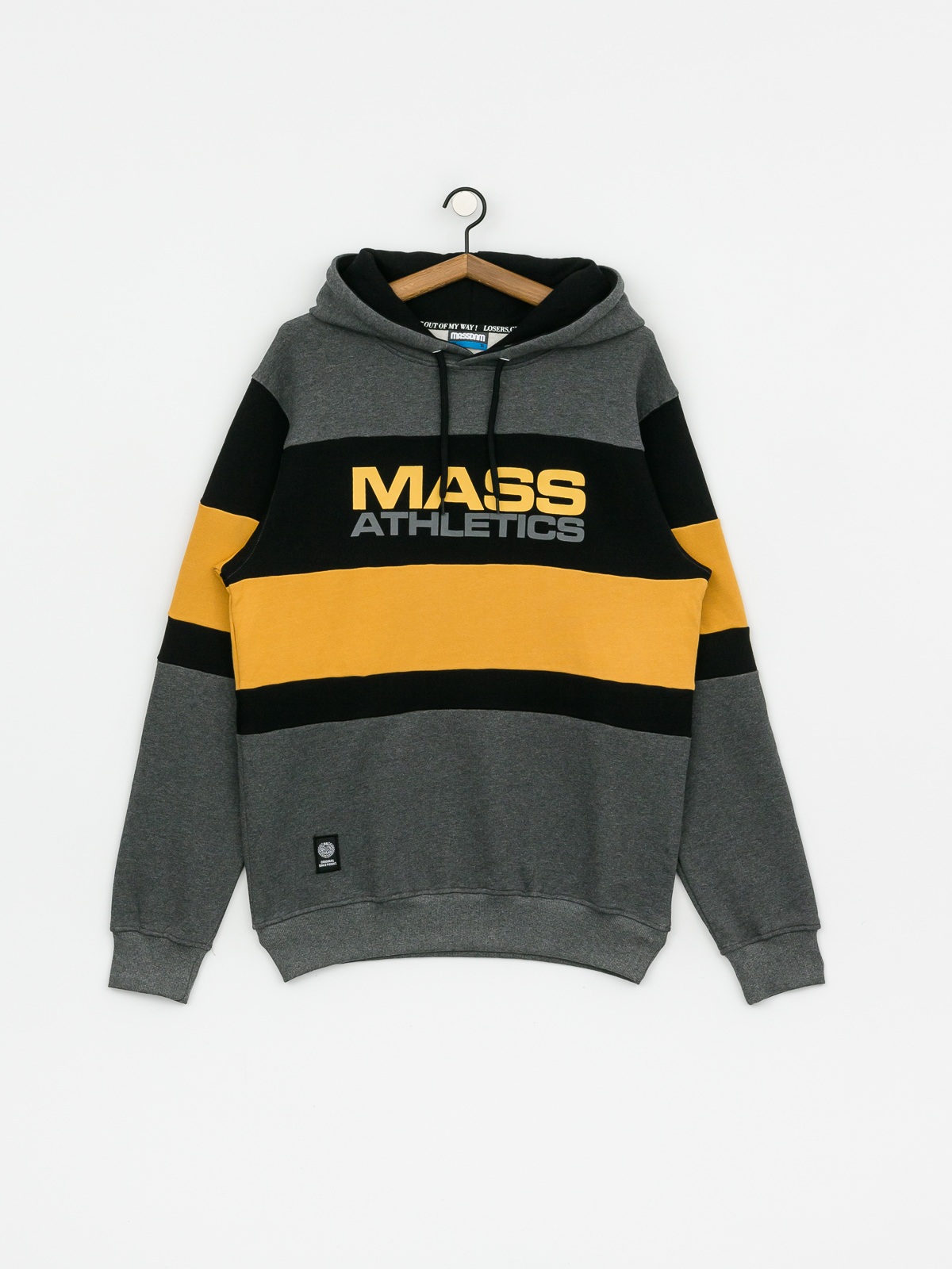 Bluza z kapturem MassDnm Slapshot HD (dark heather grey)