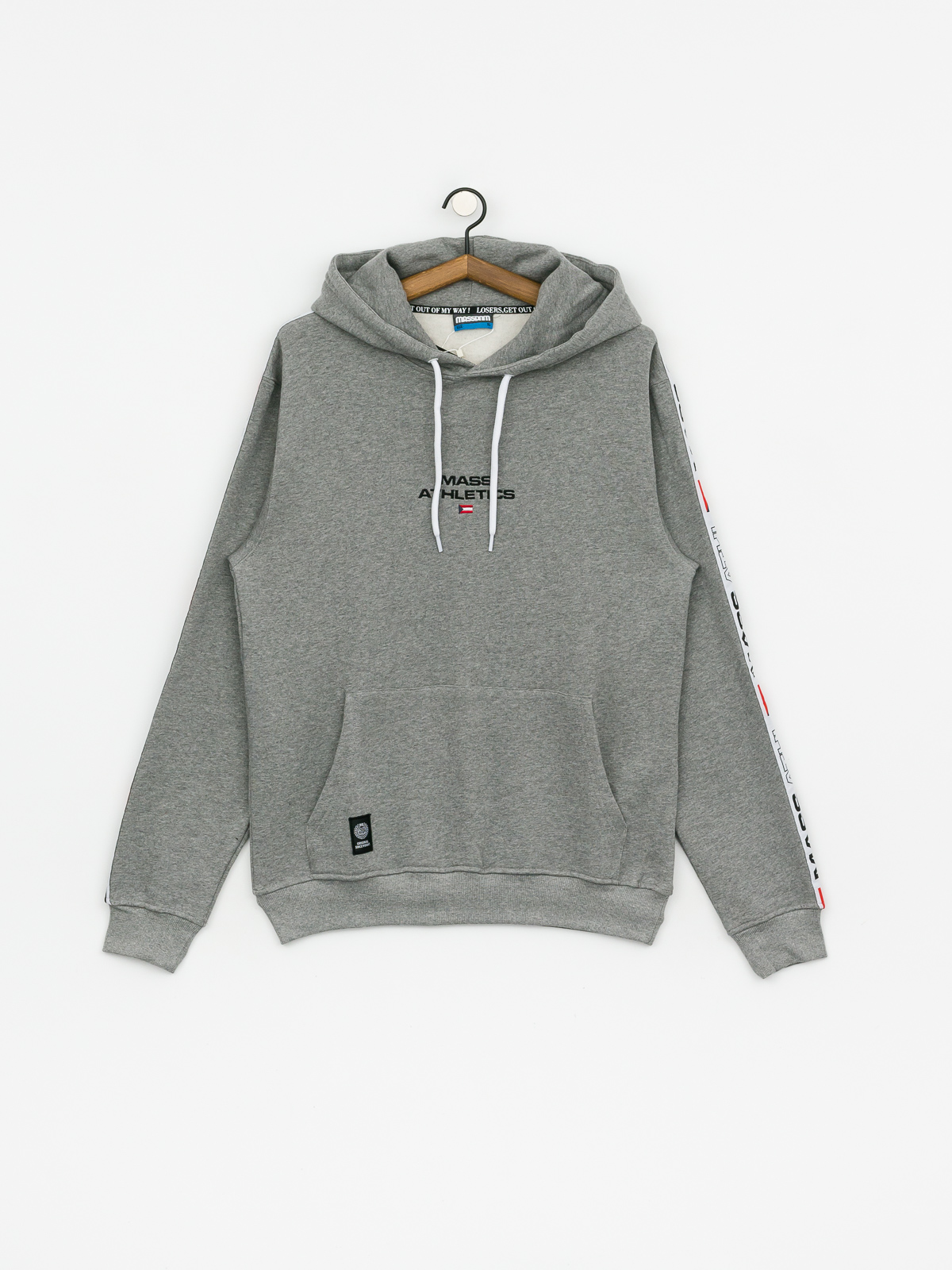 Bluza z kapturem MassDnm Track HD (light heather grey)