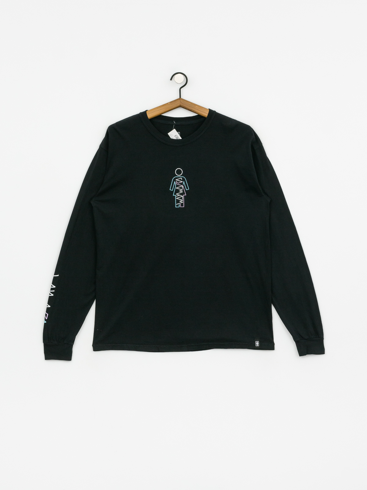 Longsleeve Girl Skateboard Wayward (black)