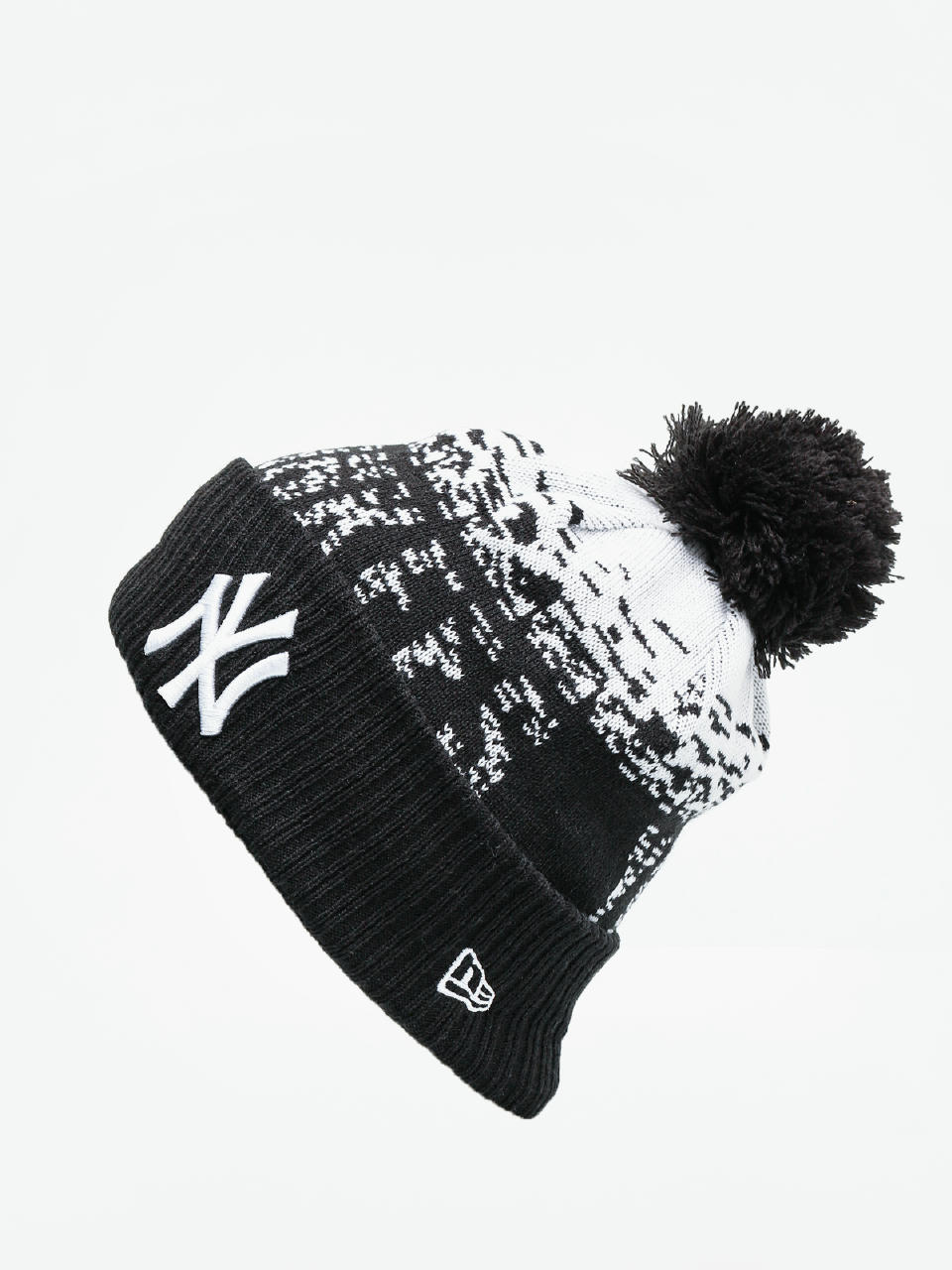 Czapka zimowa New Era Mlb Sport Knit (black/optic white)