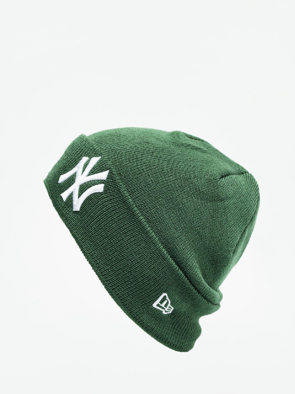 Czapka zimowa New Era League Essential Cuff Knit (green/optic white)