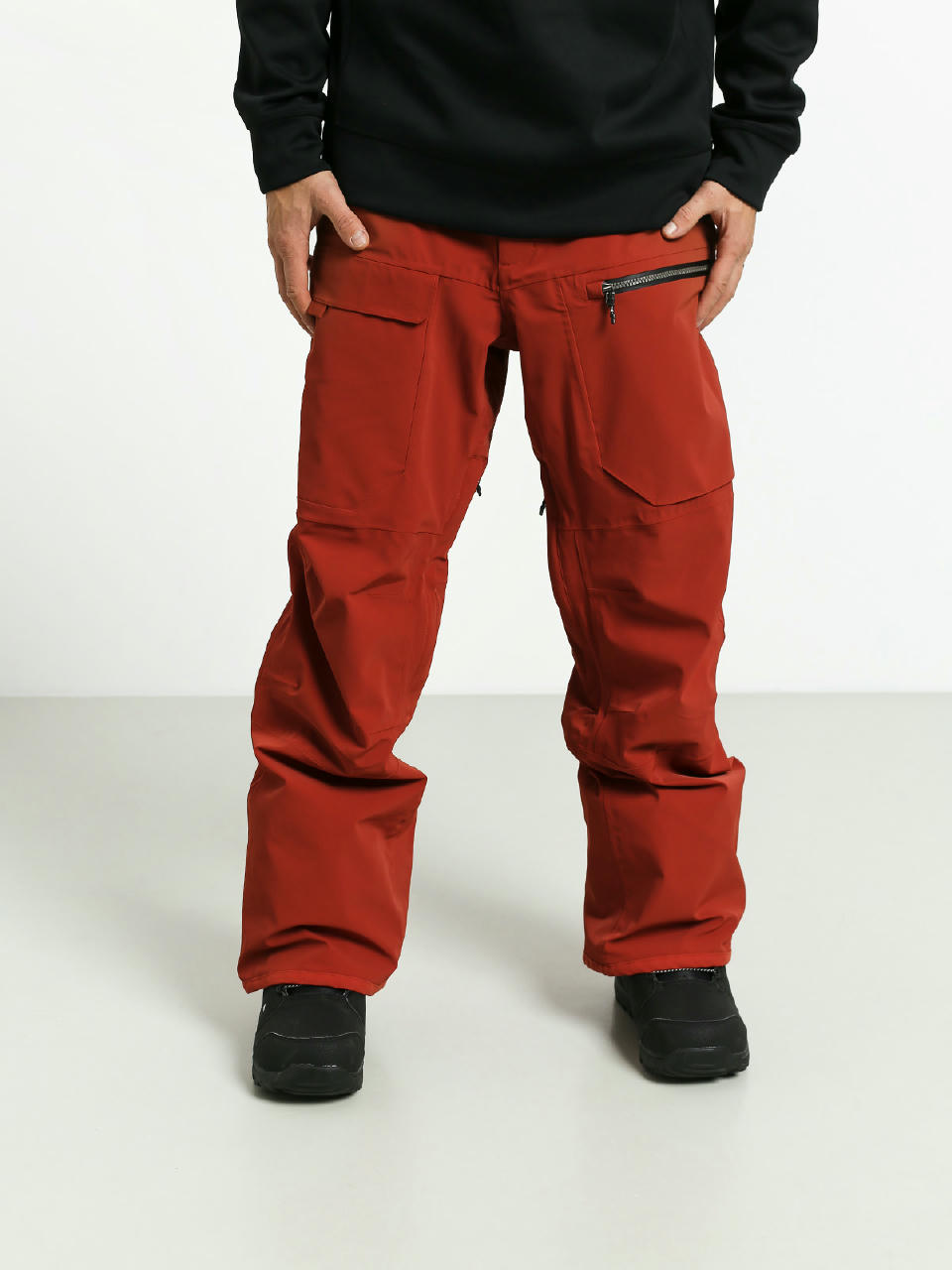 Męskie Spodnie snowboardowe Quiksilver Tr Stretch (barn red)