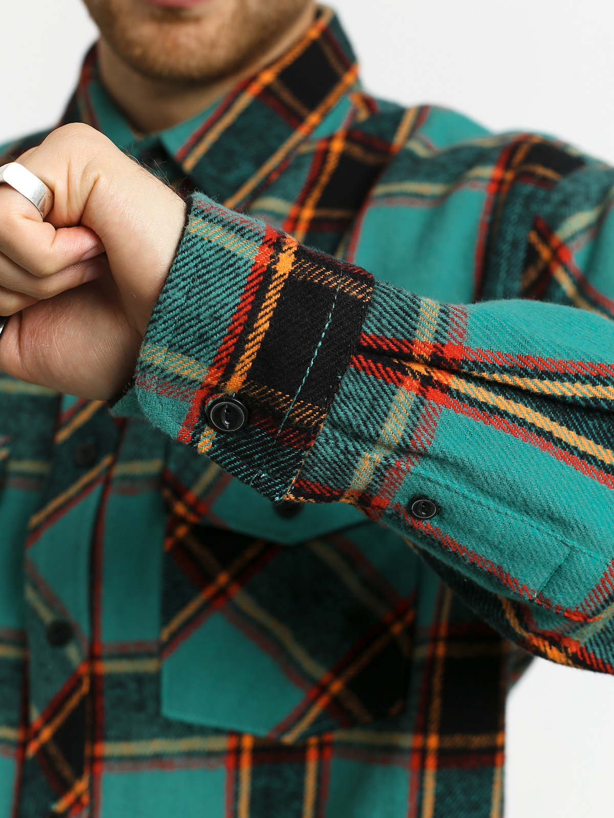 Koszula Stussy Ace Plaid (teal)