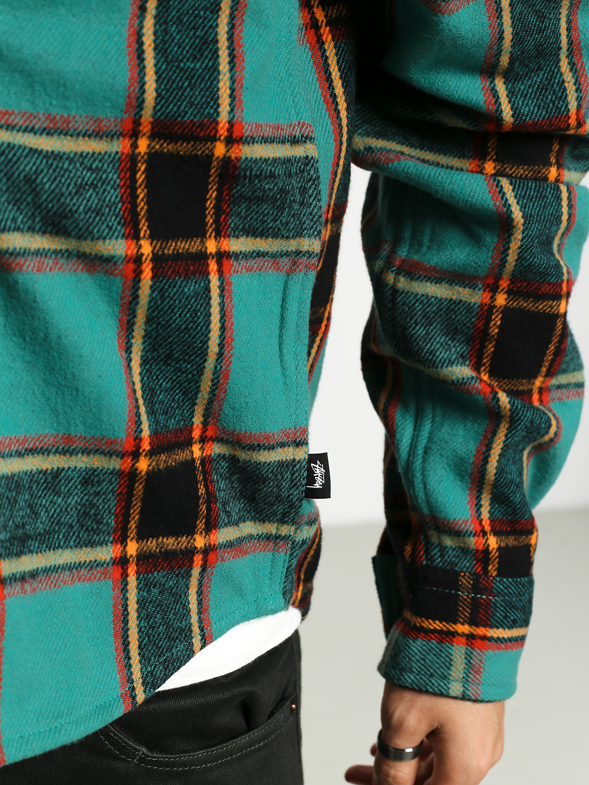 Koszula Stussy Ace Plaid (teal)