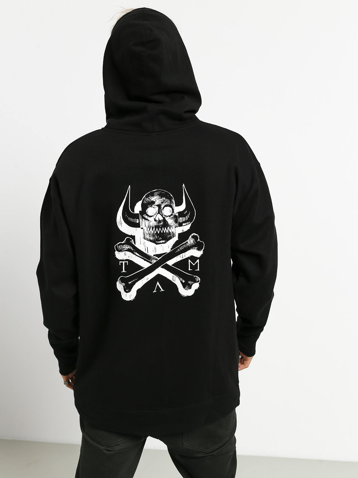 Bluza z kapturem Toy Machine Skull X Bones ZHD (black)