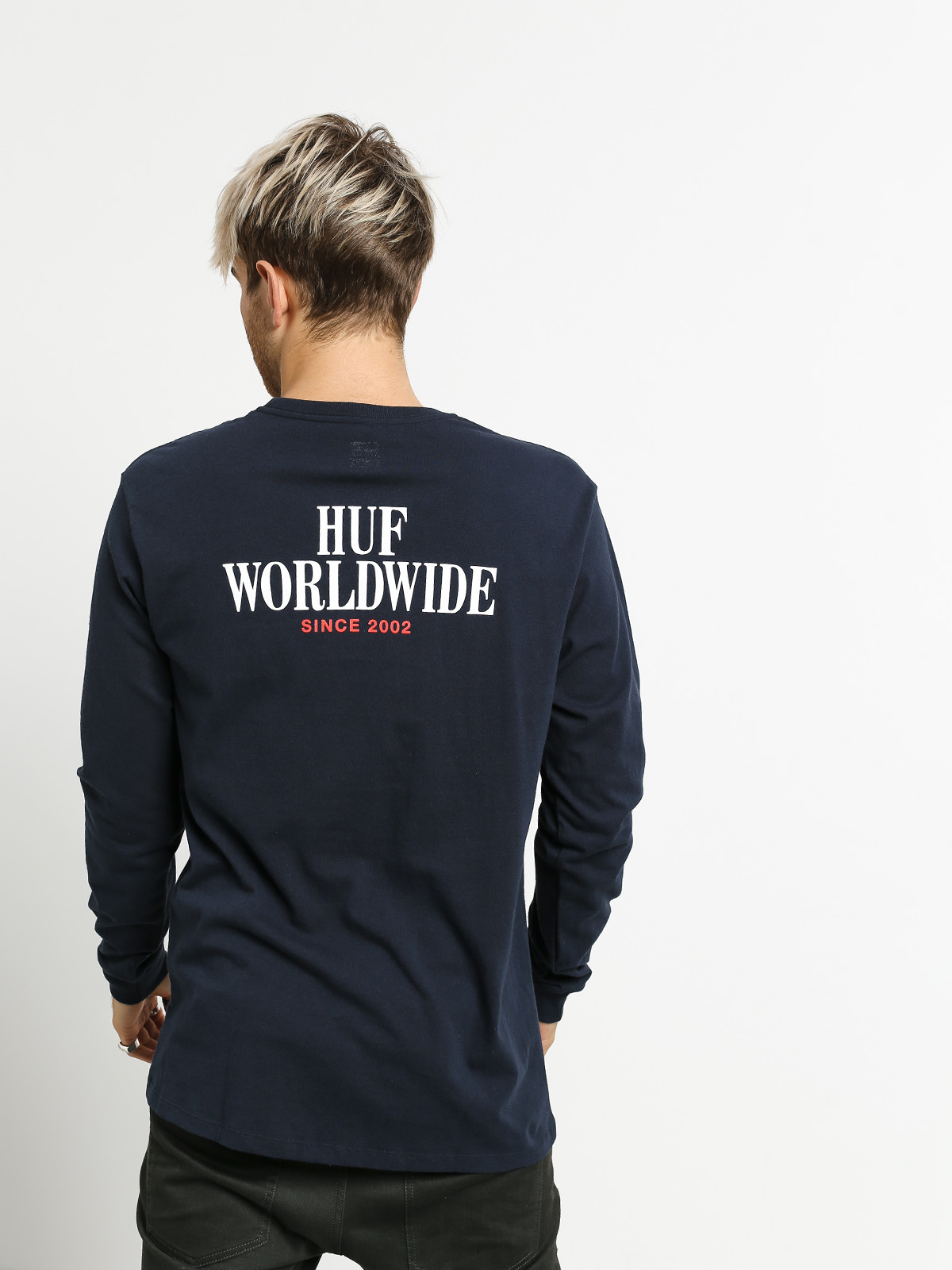 Longsleeve HUF Serif Stack (dark navy)