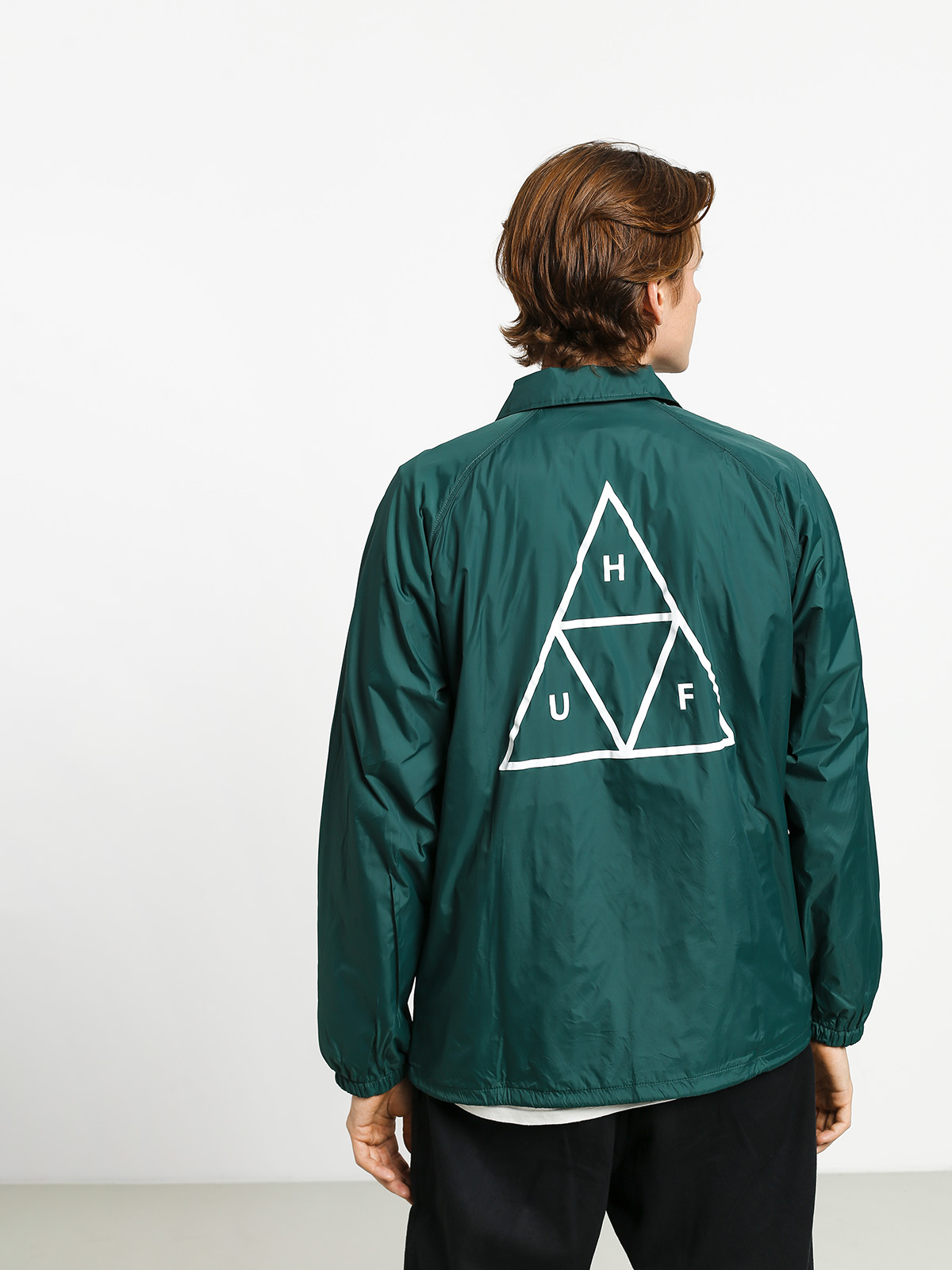 Kurtka HUF Essentials Coach (botanical green)
