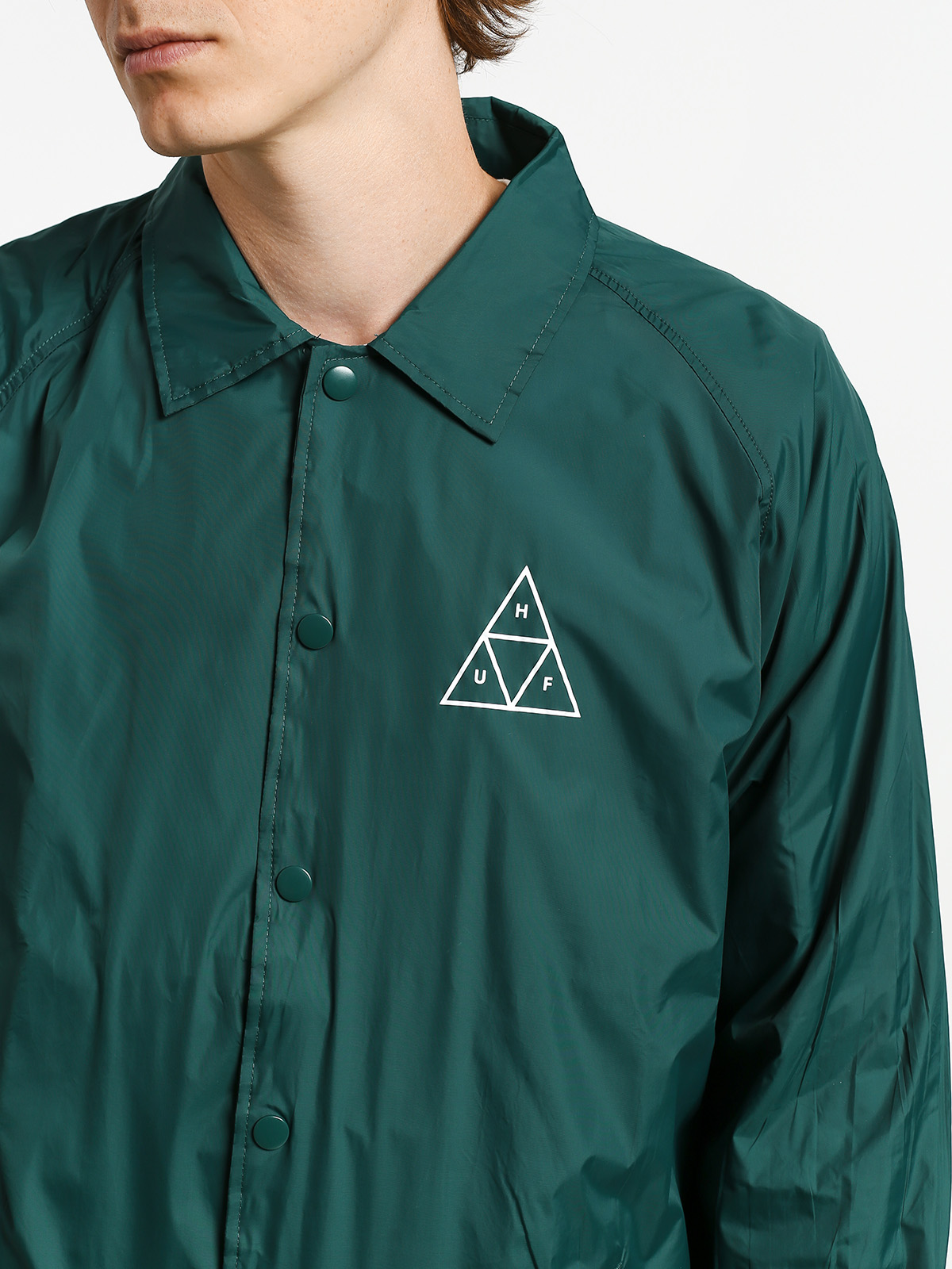 Kurtka HUF Essentials Coach (botanical green)