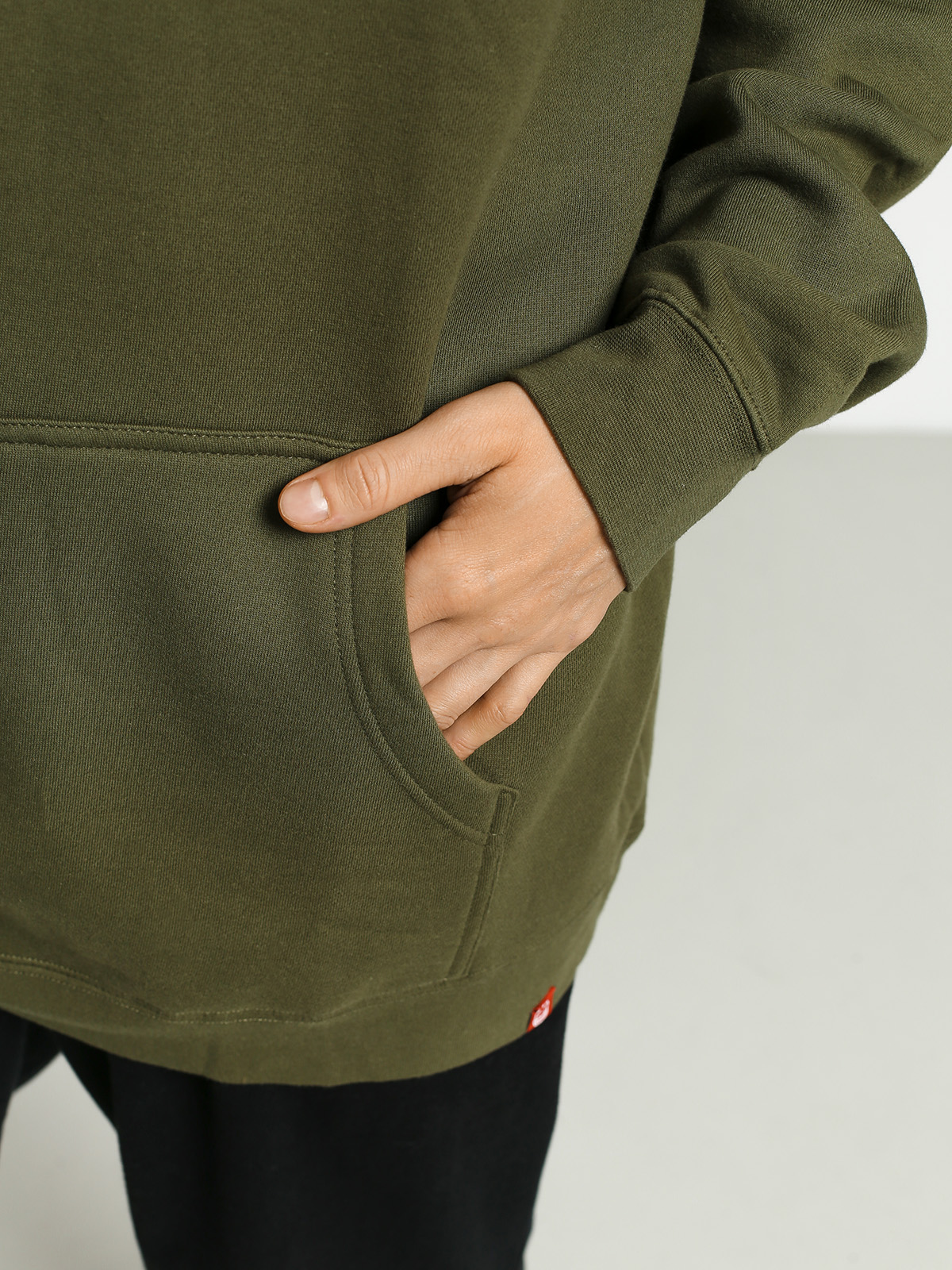 Bluza z kapturem Spitfire Big Head Classic HD (olive green)