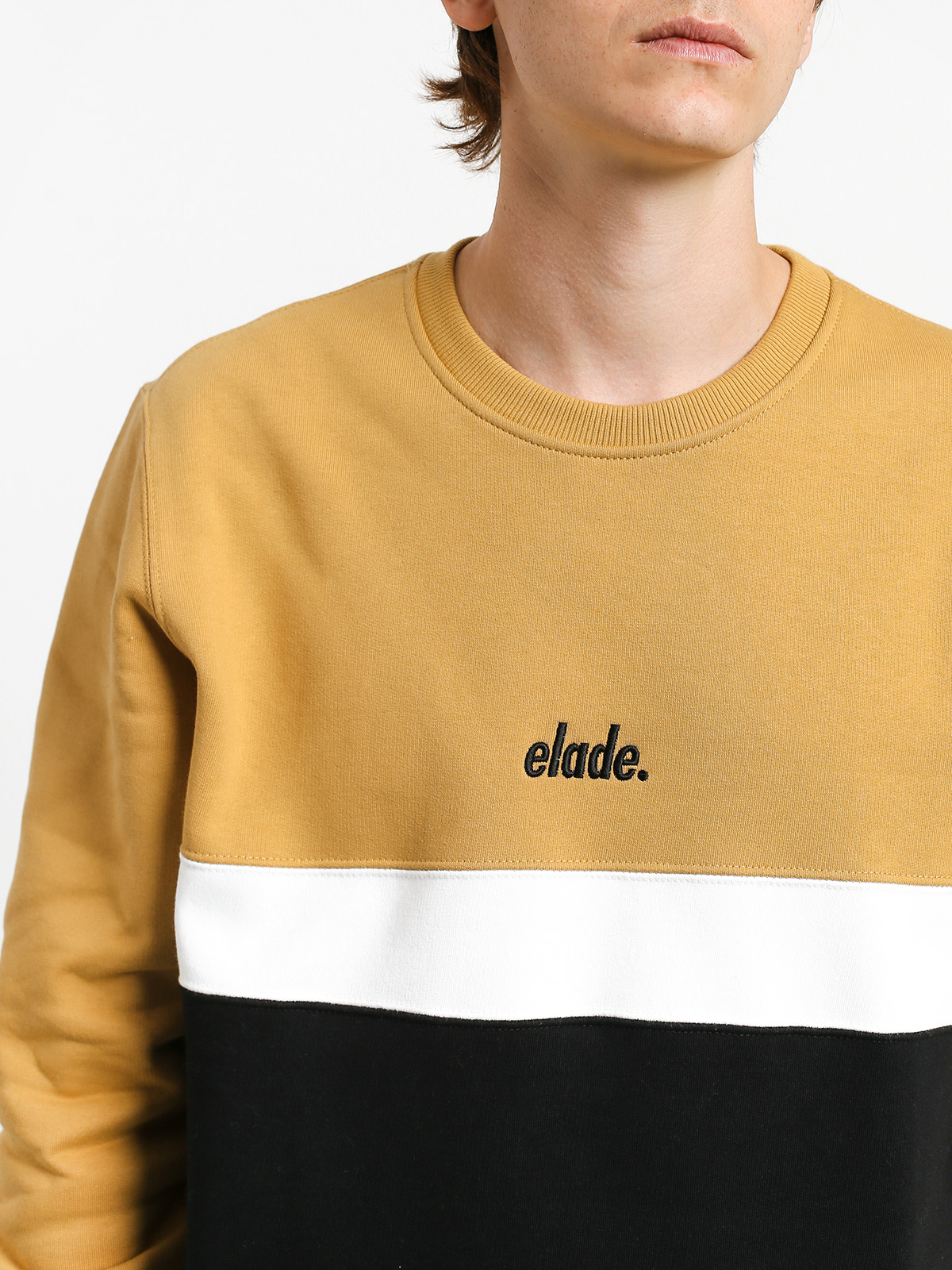 Bluza Elade Colour Block (beige/white/black)