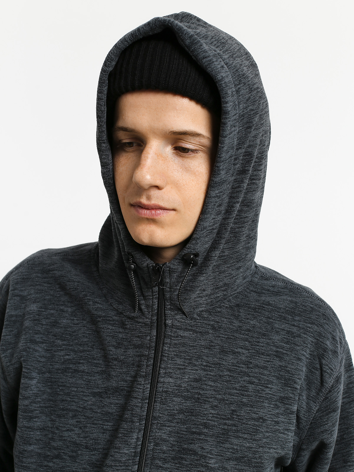 Bluza z kapturem Quiksilver Frosted Fire HD (iron gate)