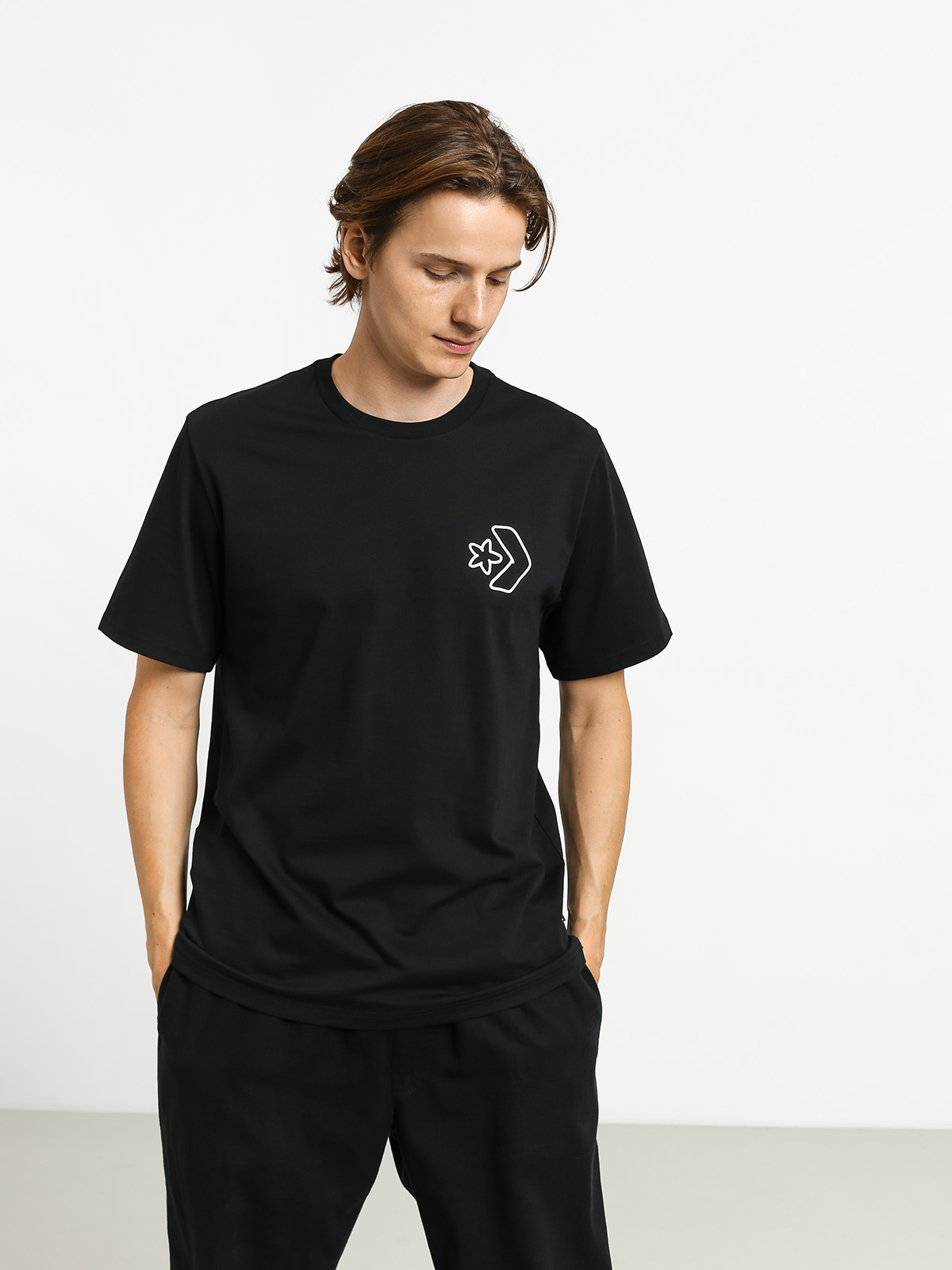 T-shirt Converse Cartoon Chuck (black)