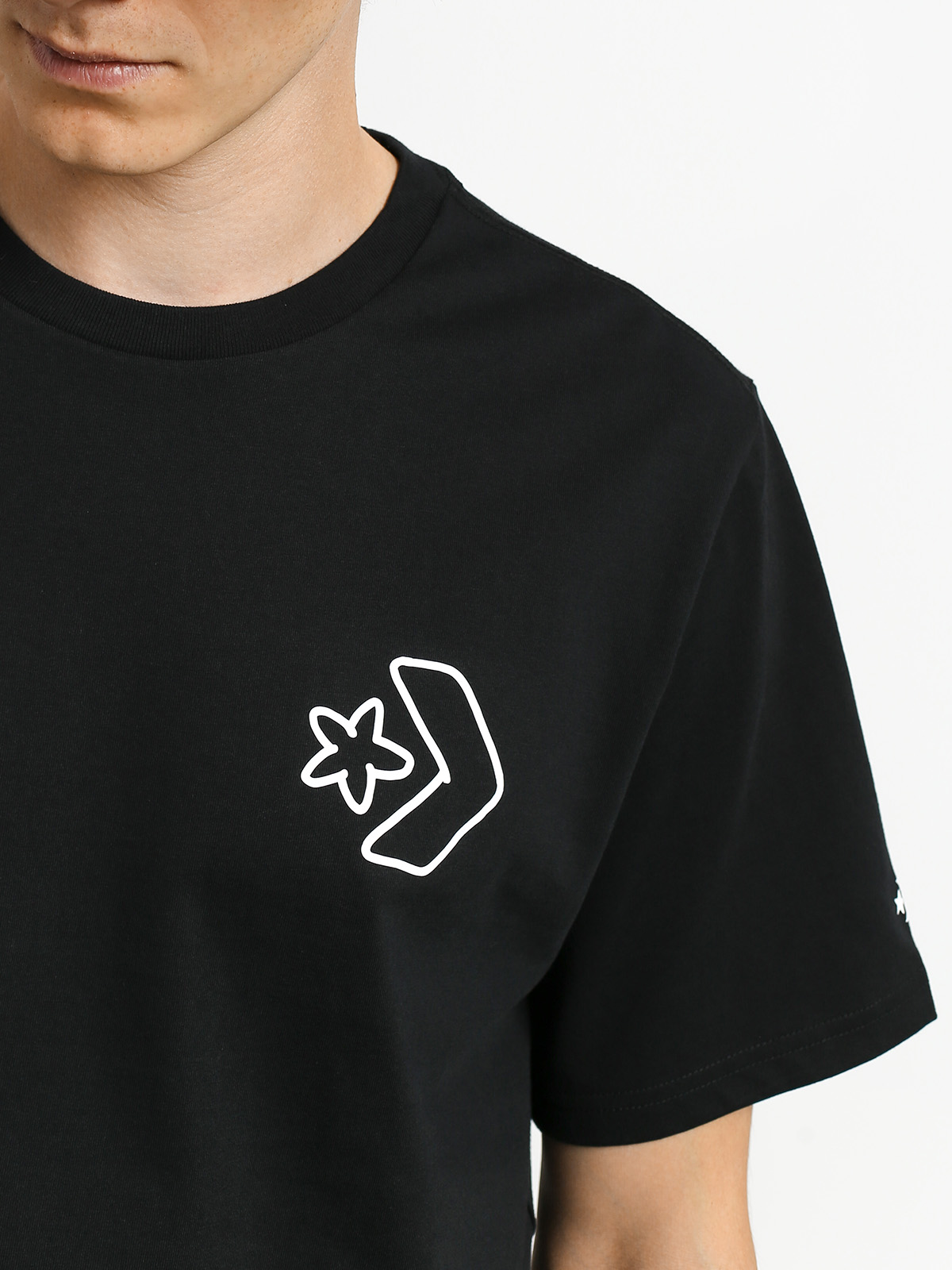 T-shirt Converse Cartoon Chuck (black)