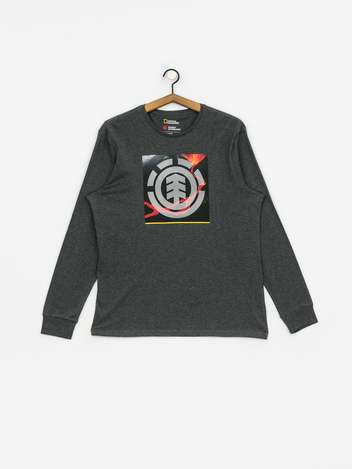 Longsleeve Element Surge Icon (charcoal heathe)