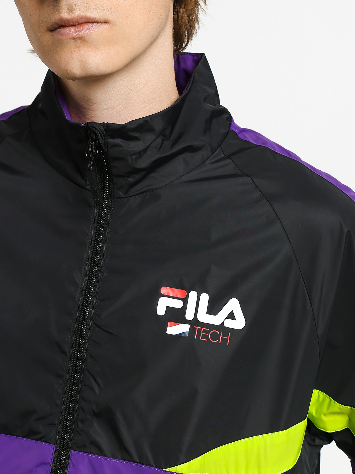 Kurtka Fila Reign (black/tillandsia purple/acid lime)