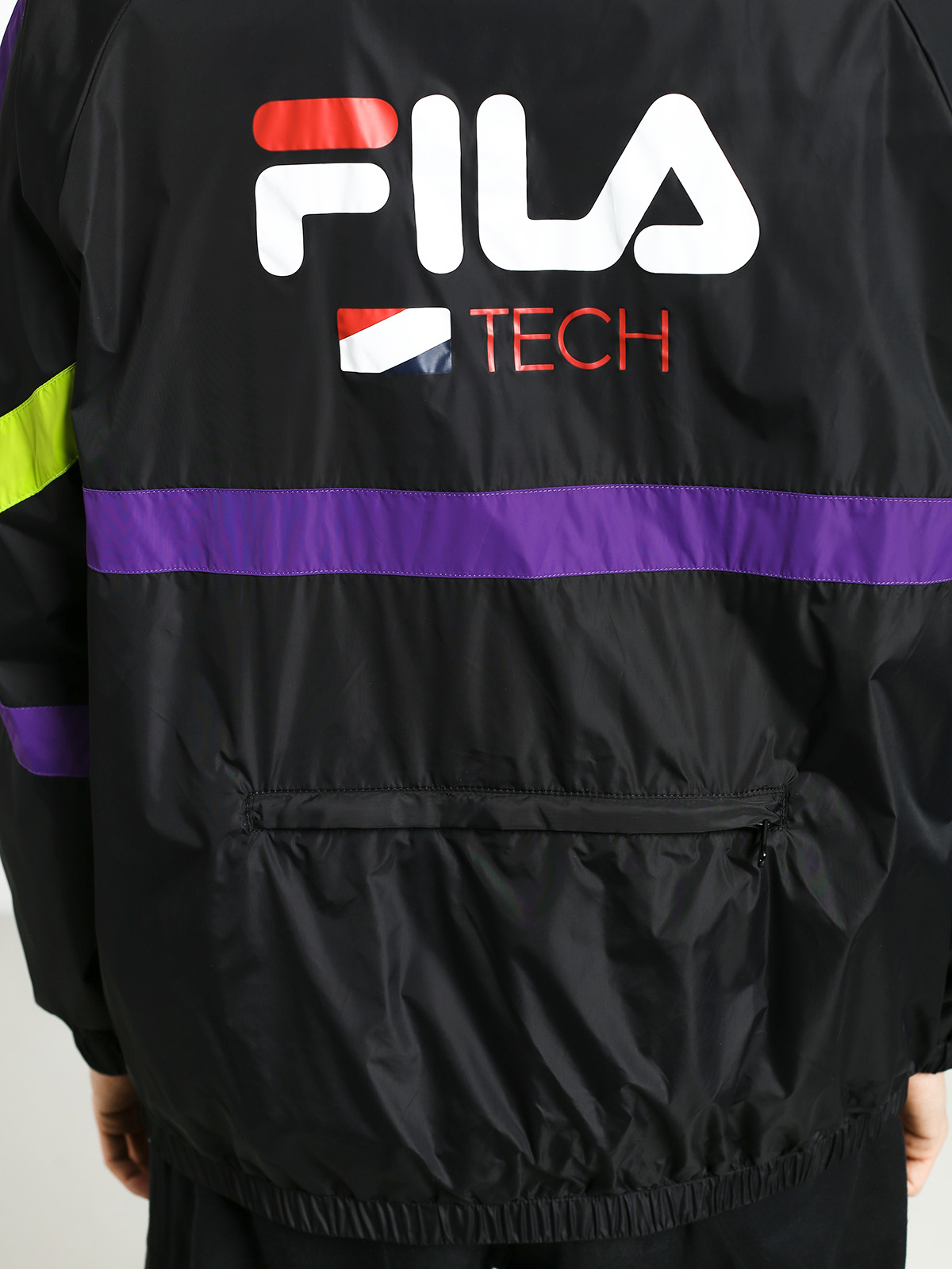Kurtka Fila Reign (black/tillandsia purple/acid lime)