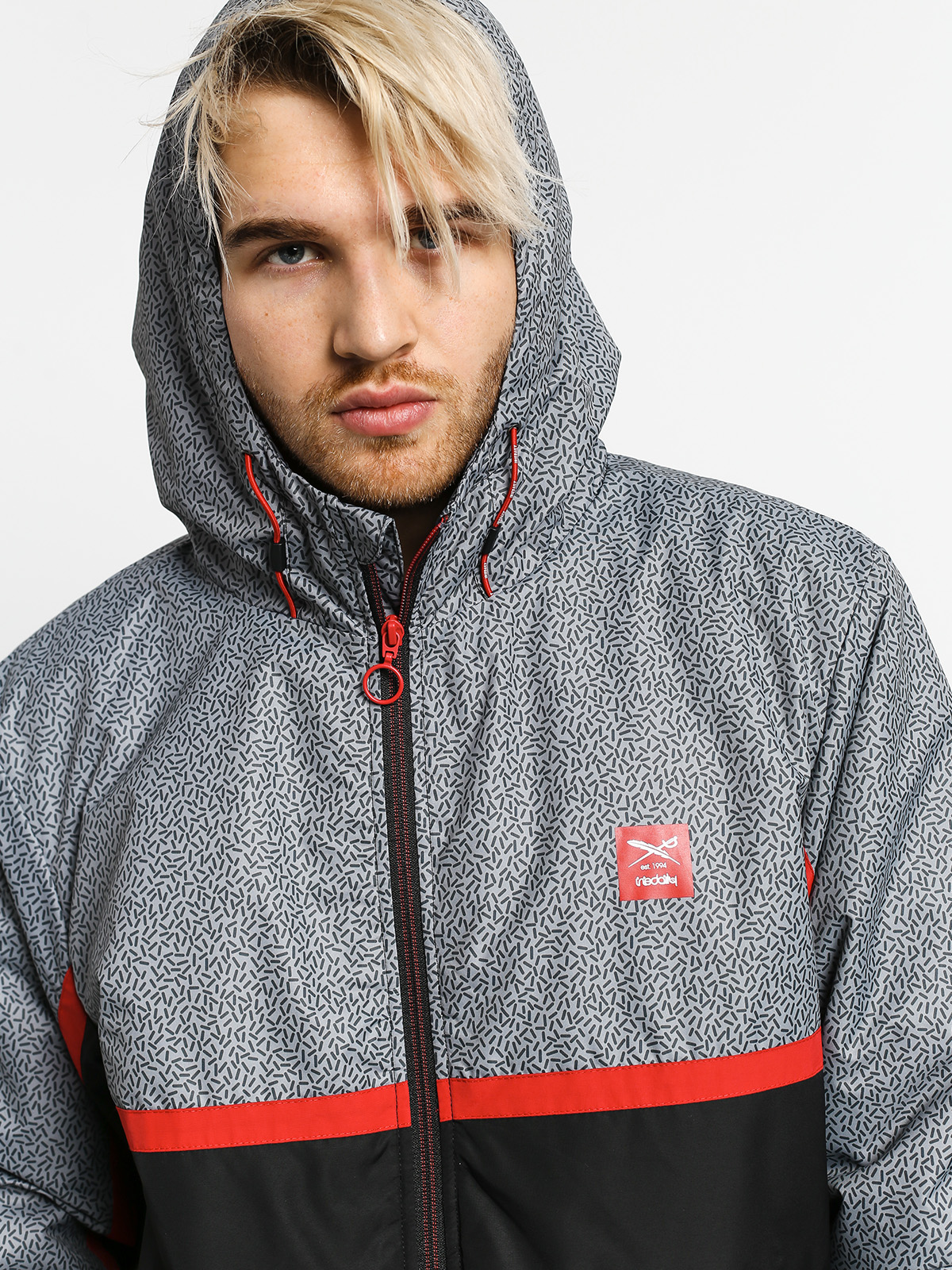 Kurtka Iriedaily Rastron (grey red)