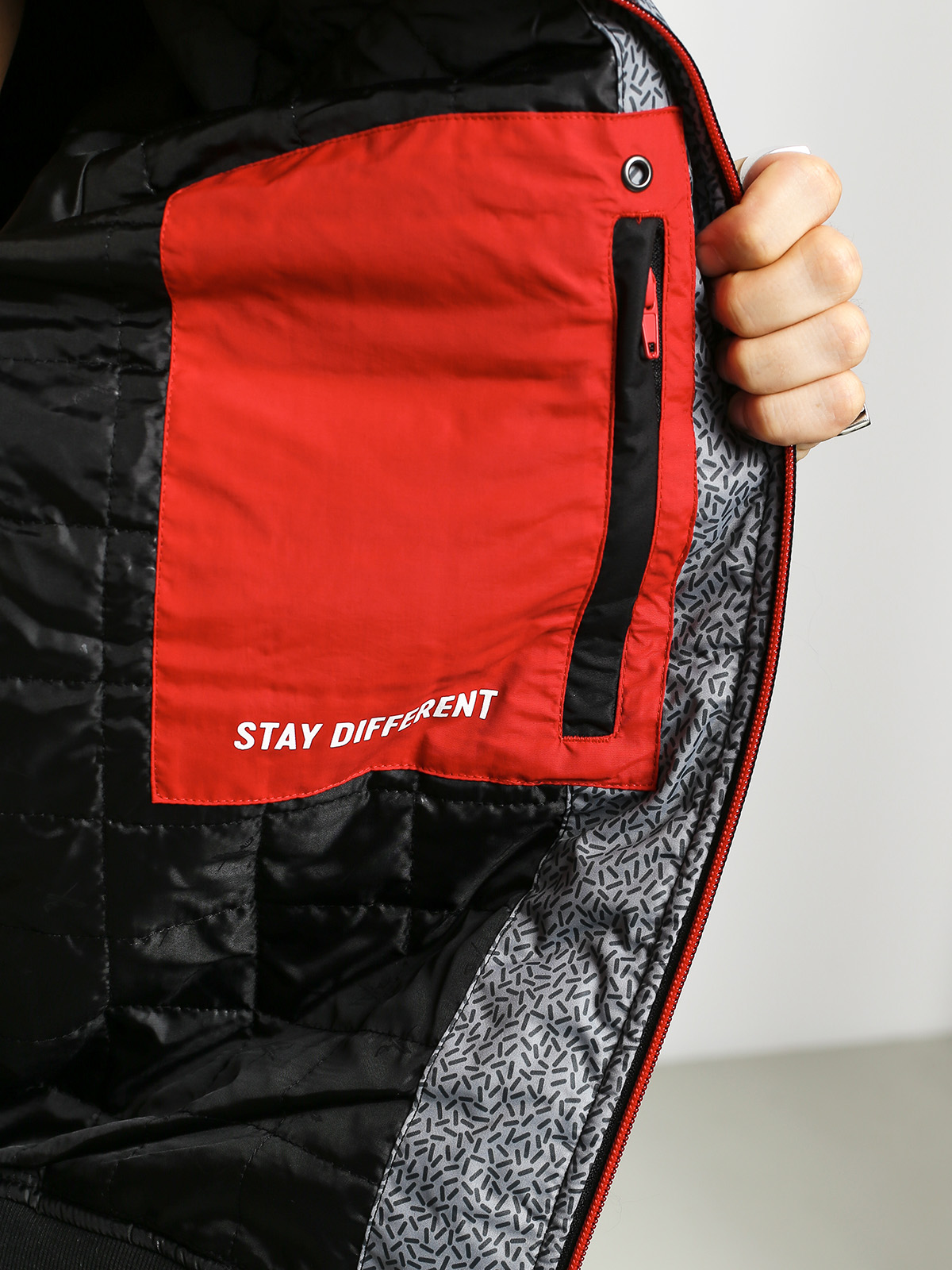 Kurtka Iriedaily Rastron (grey red)